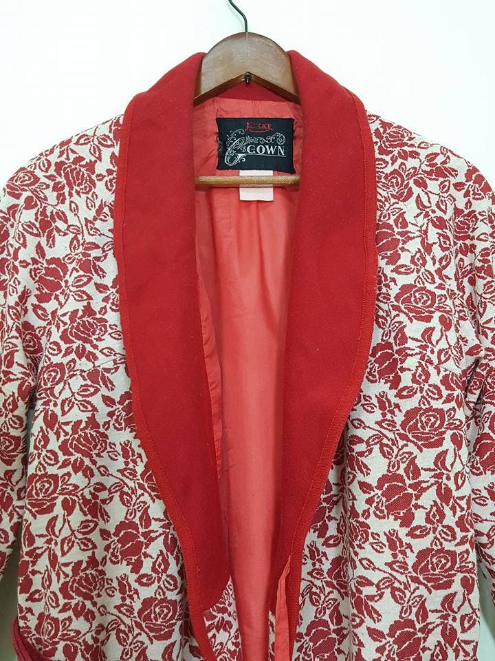 Other Awase Hanten Rose Illustration Motif Japan Jacket Size US S / EU 44-46 / 1 - 8 Thumbnail