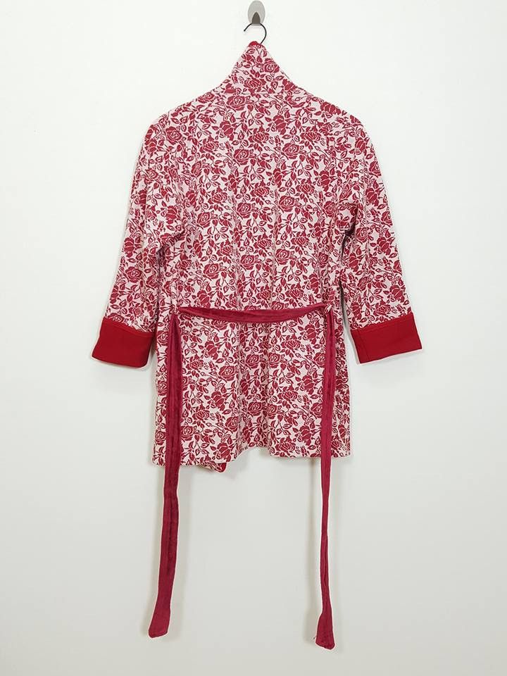 Other Awase Hanten Rose Illustration Motif Japan Jacket Size US S / EU 44-46 / 1 - 7 Thumbnail