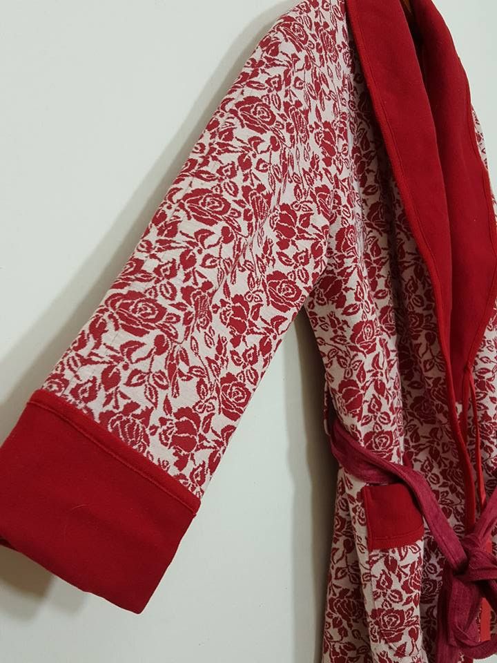 Other Awase Hanten Rose Illustration Motif Japan Jacket Size US S / EU 44-46 / 1 - 11 Thumbnail