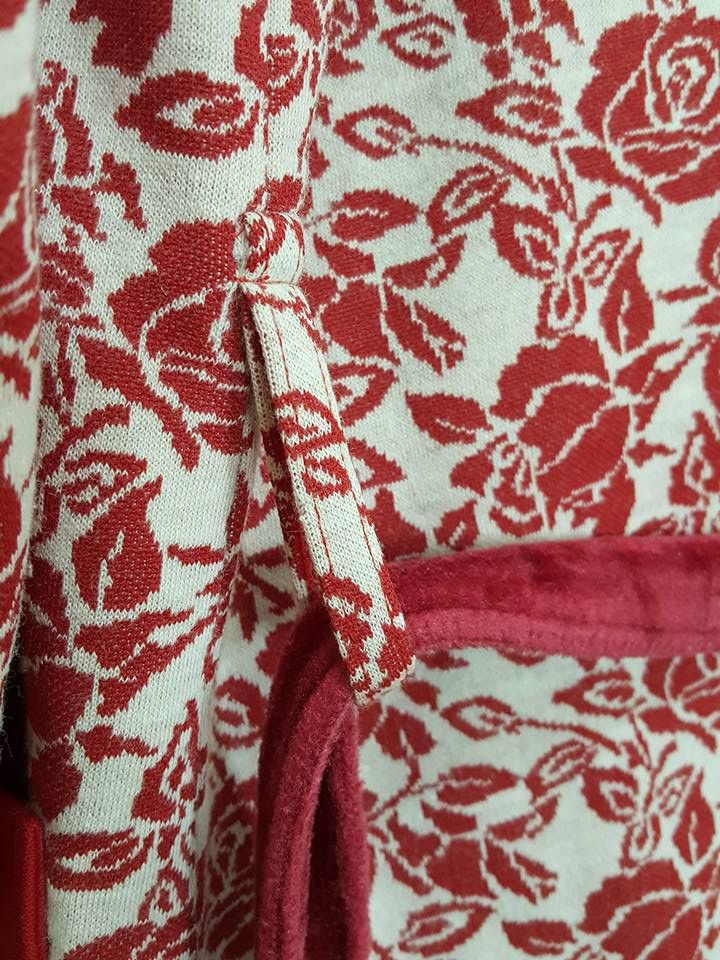 Other Awase Hanten Rose Illustration Motif Japan Jacket Size US S / EU 44-46 / 1 - 16 Thumbnail
