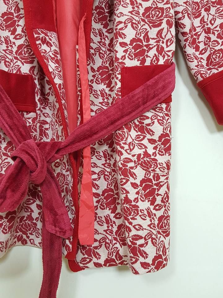 Other Awase Hanten Rose Illustration Motif Japan Jacket Size US S / EU 44-46 / 1 - 15 Thumbnail