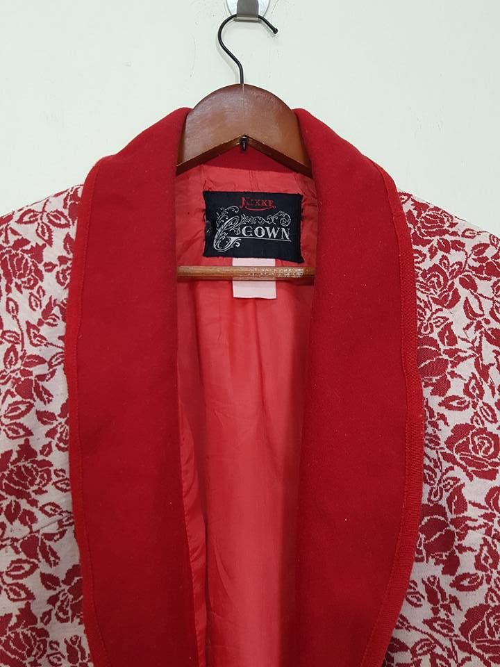 Other Awase Hanten Rose Illustration Motif Japan Jacket Size US S / EU 44-46 / 1 - 9 Thumbnail