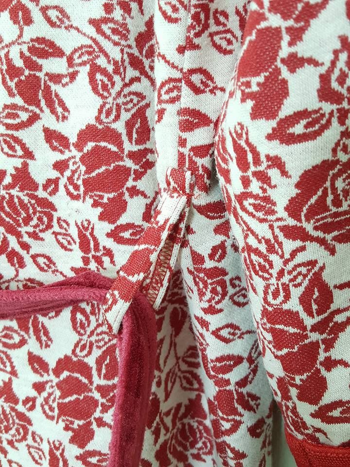 Other Awase Hanten Rose Illustration Motif Japan Jacket Size US S / EU 44-46 / 1 - 17 Thumbnail