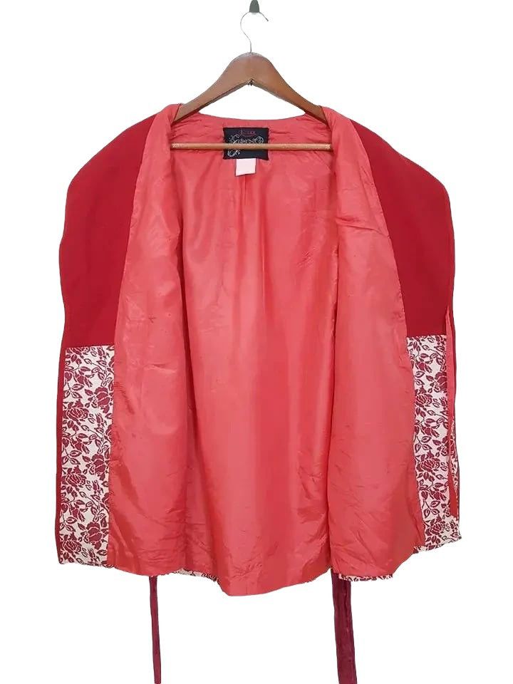 Other Awase Hanten Rose Illustration Motif Japan Jacket Size US S / EU 44-46 / 1 - 4 Thumbnail