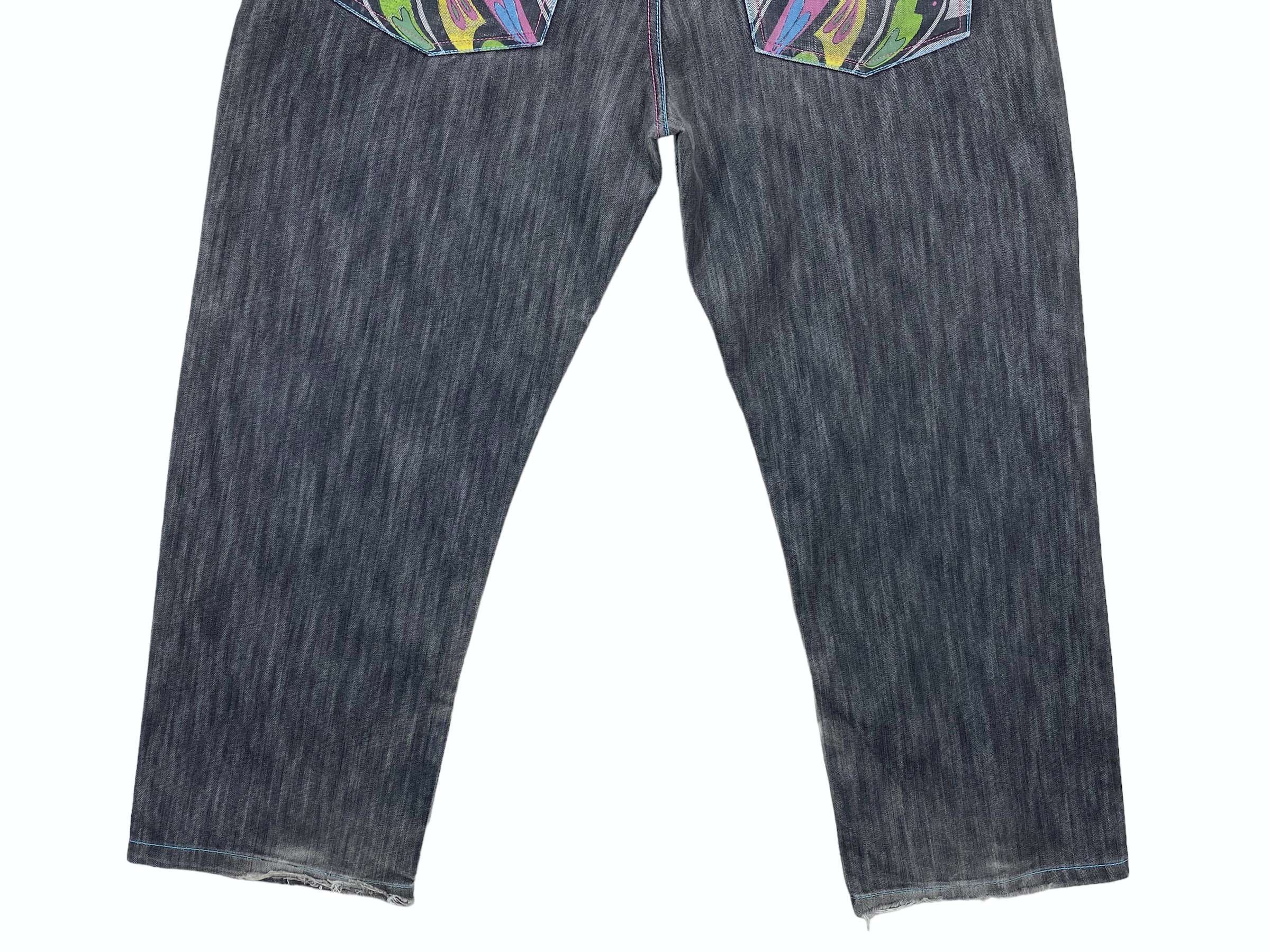 Japanese Brand Access Baggy Jeans Hip Hop Skateboards Jeans Size US 39 - 6 Thumbnail