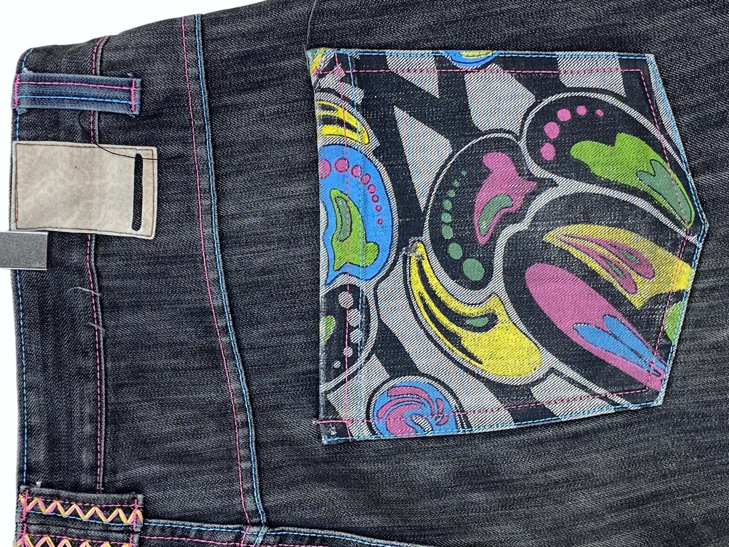 Japanese Brand Access Baggy Jeans Hip Hop Skateboards Jeans Size US 39 - 9 Thumbnail