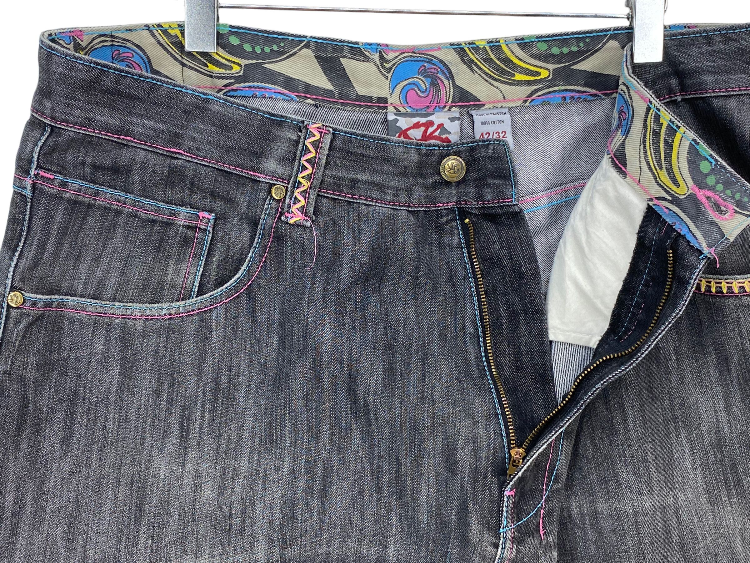 Japanese Brand Access Baggy Jeans Hip Hop Skateboards Jeans Size US 39 - 8 Thumbnail