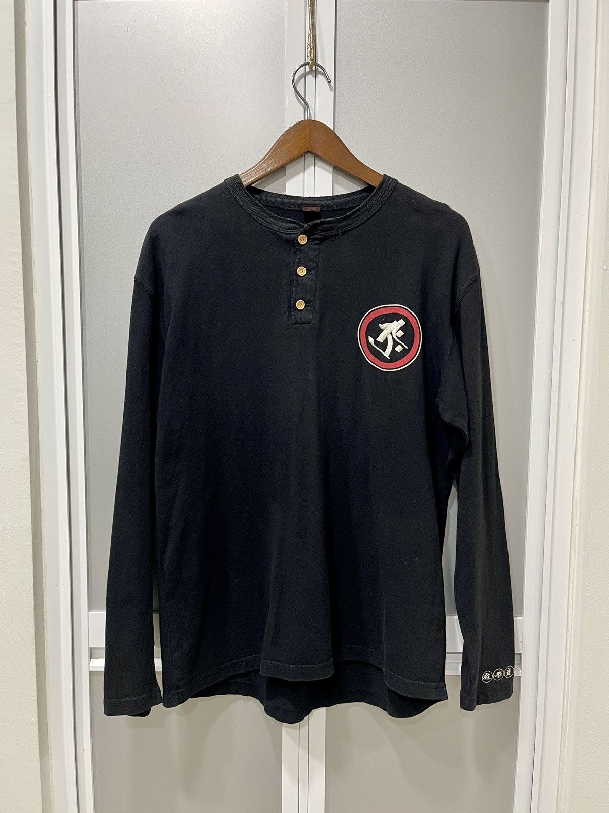 Japanese Brand VINTAGE🔥🔥BUDDHA TO BUDDHA EMBROIDERY SMALL LOGO BIG PRINT Size US L / EU 52-54 / 3 - 2 Thumbnail