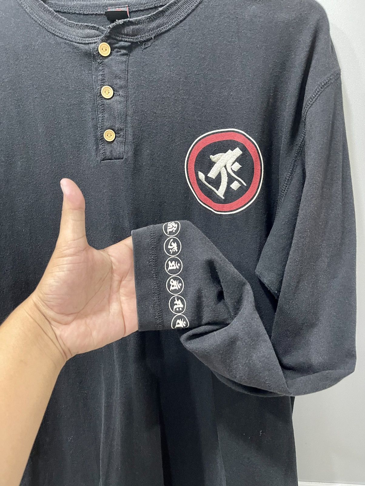 Japanese Brand VINTAGE🔥🔥BUDDHA TO BUDDHA EMBROIDERY SMALL LOGO BIG PRINT Size US L / EU 52-54 / 3 - 5 Thumbnail