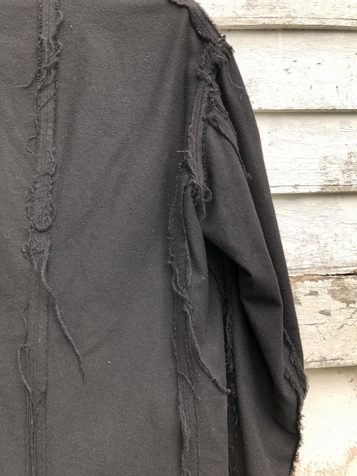 Y's for Men × Yohji Yamamoto Archived Ys For Men Reversible Raw Seam Wool Walker Jacket Size US M / EU 48-50 / 2 - 11 Thumbnail