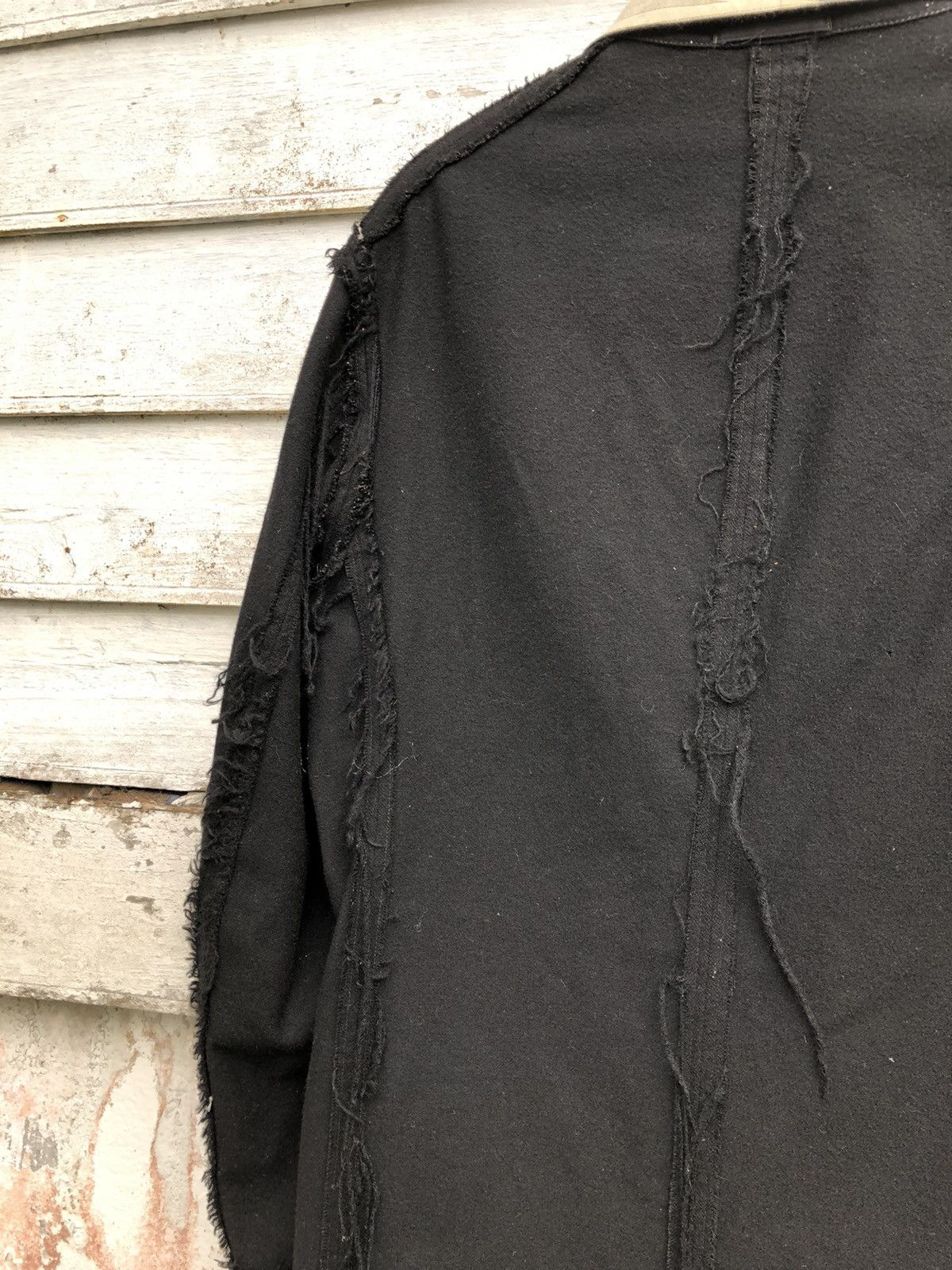 Y's for Men × Yohji Yamamoto Archived Ys For Men Reversible Raw Seam Wool Walker Jacket Size US M / EU 48-50 / 2 - 12 Thumbnail