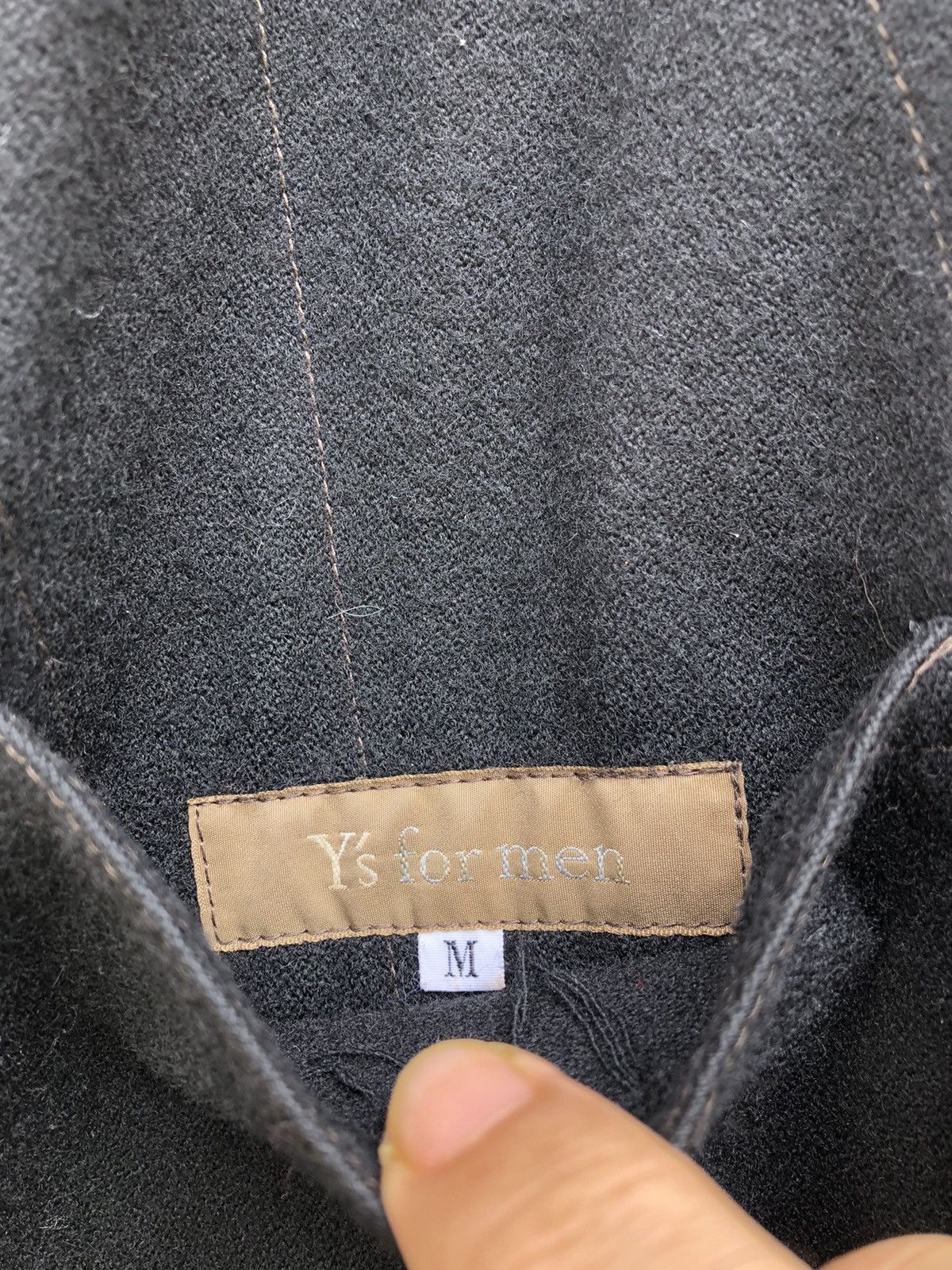 Y's for Men × Yohji Yamamoto Archived Ys For Men Reversible Raw Seam Wool Walker Jacket Size US M / EU 48-50 / 2 - 15 Thumbnail