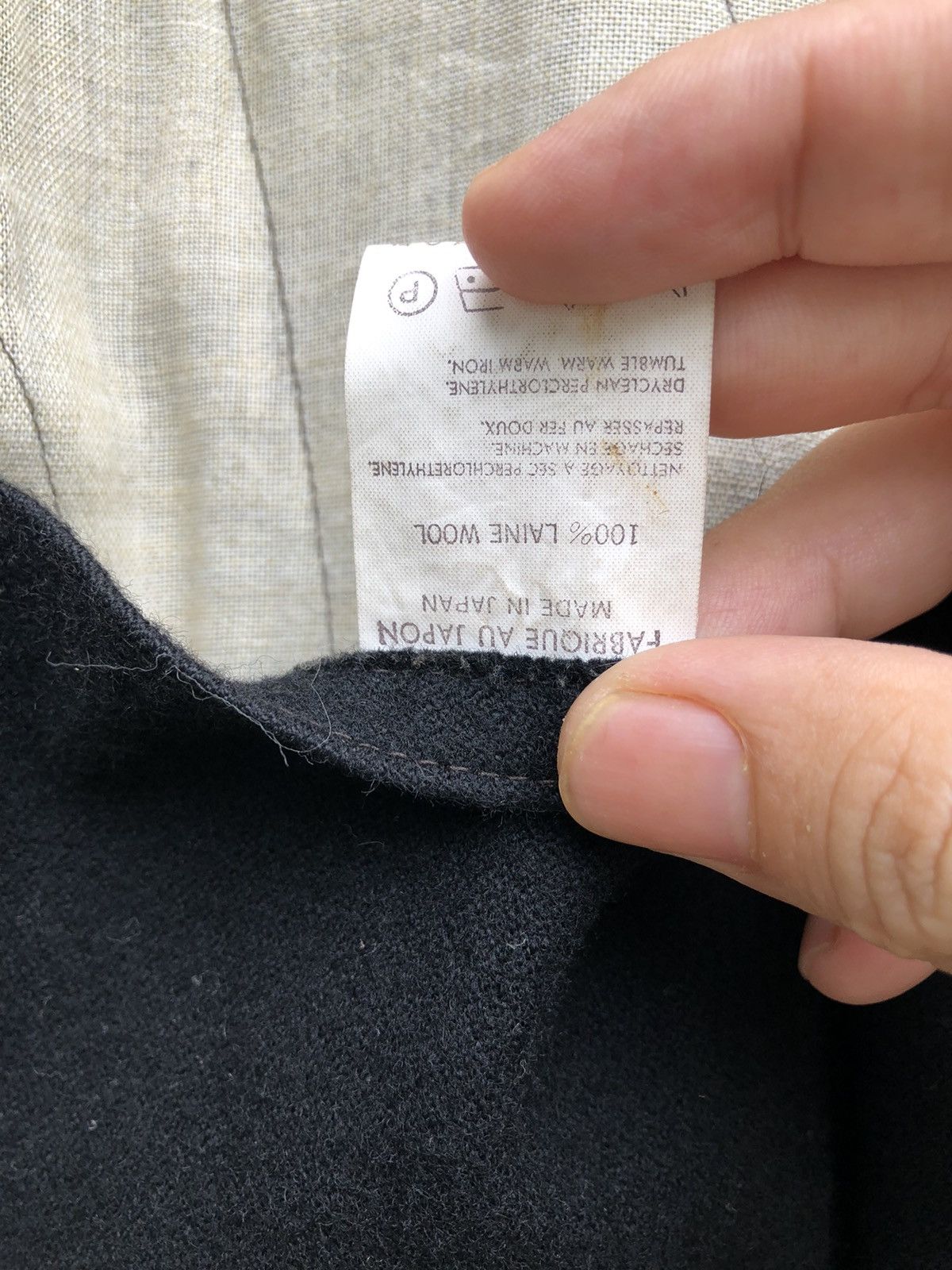 Y's for Men × Yohji Yamamoto Archived Ys For Men Reversible Raw Seam Wool Walker Jacket Size US M / EU 48-50 / 2 - 16 Thumbnail