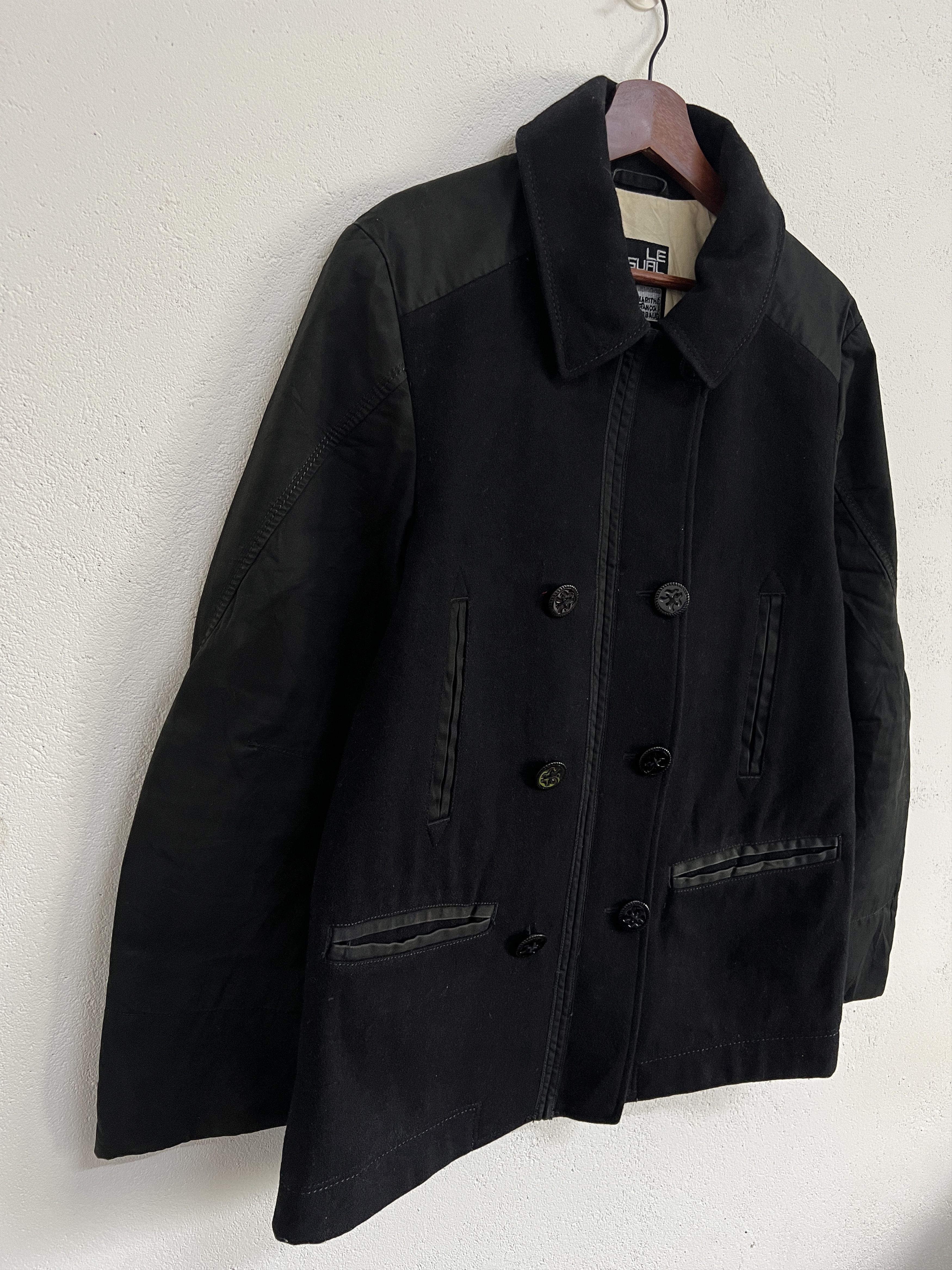 Designer × Marithe + Francois Girbaud × Vintage 2000s Marithe Francois Girbaud Hybrid Coat Jacket Size US L / EU 52-54 / 3 - 2 Thumbnail