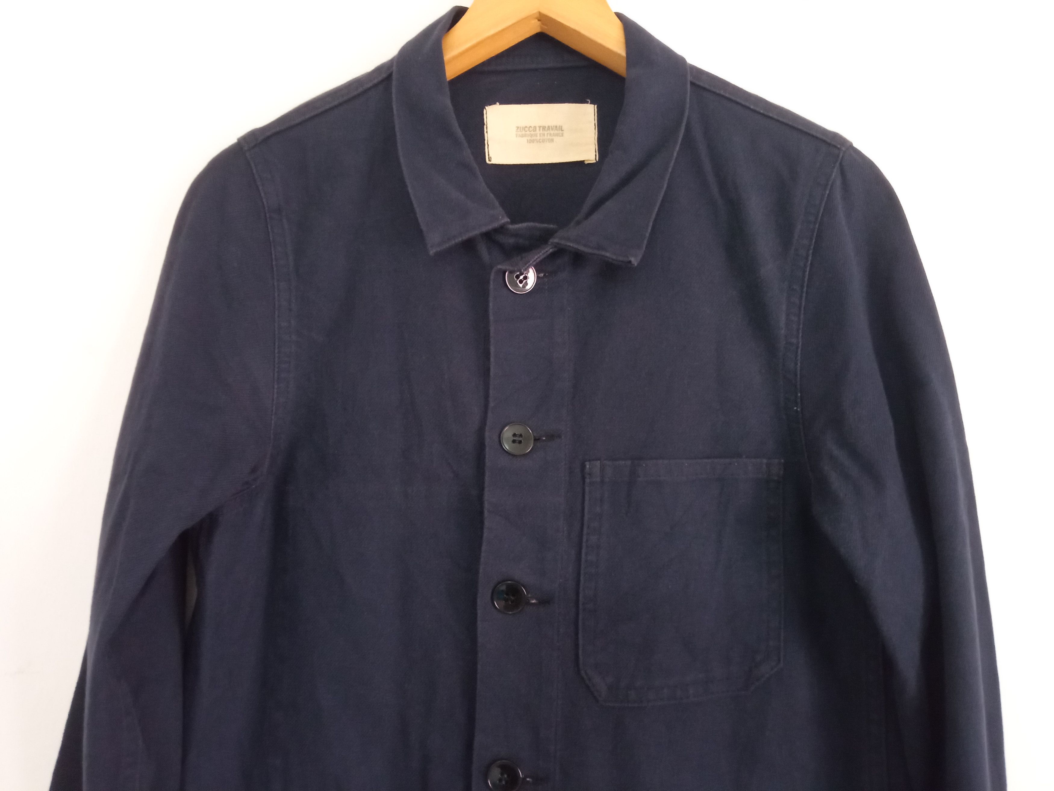 CABANE de ZUCCa × Issey Miyake × Vintage 🔥🔥Vintage Issey Miyake Cabane De Zucca Chore Jacket Size US S / EU 44-46 / 1 - 5 Thumbnail