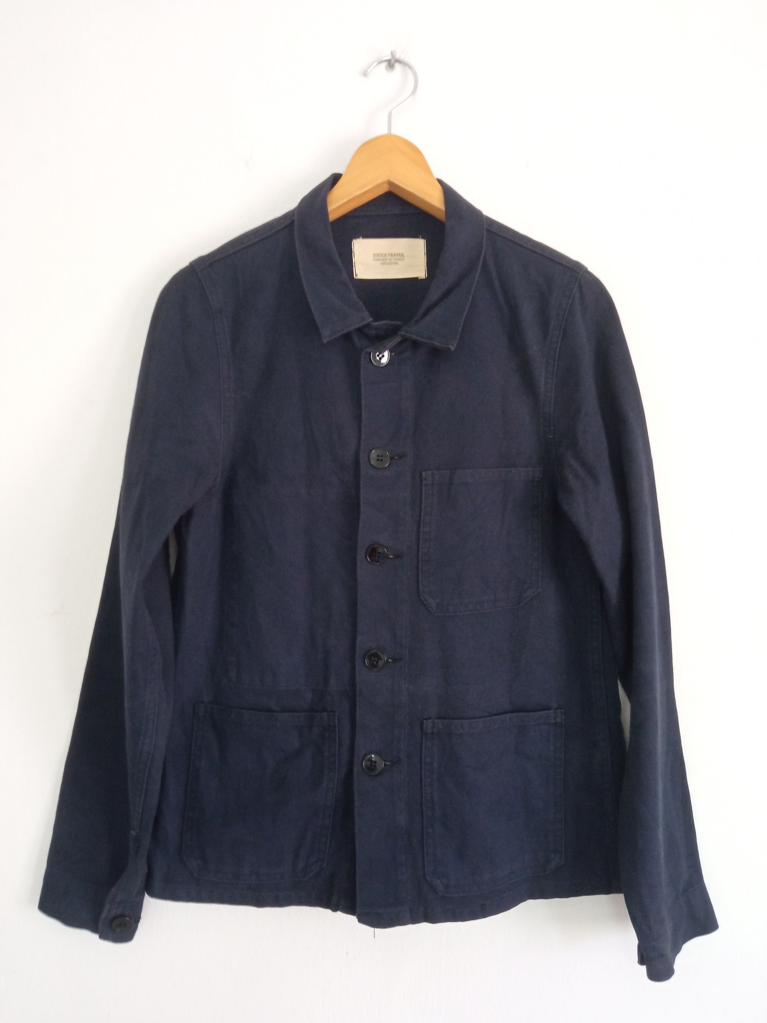CABANE de ZUCCa × Issey Miyake × Vintage 🔥🔥Vintage Issey Miyake Cabane De Zucca Chore Jacket Size US S / EU 44-46 / 1 - 1 Thumbnail