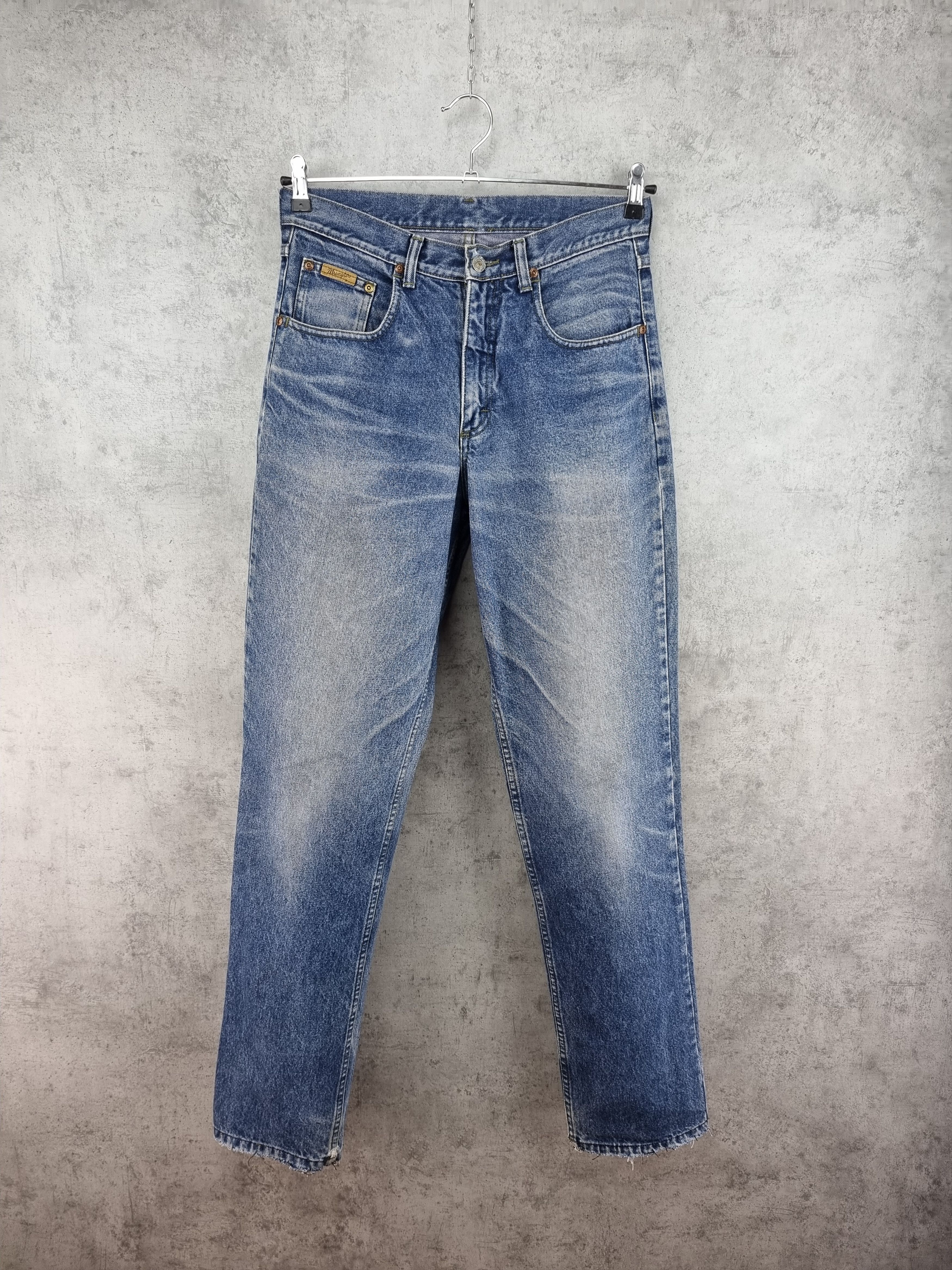 image of Distressed Denim x Wrangler 70S-80S Faded Vintage Wrangler Jeans in Washed Denim, Men's (Size 30)