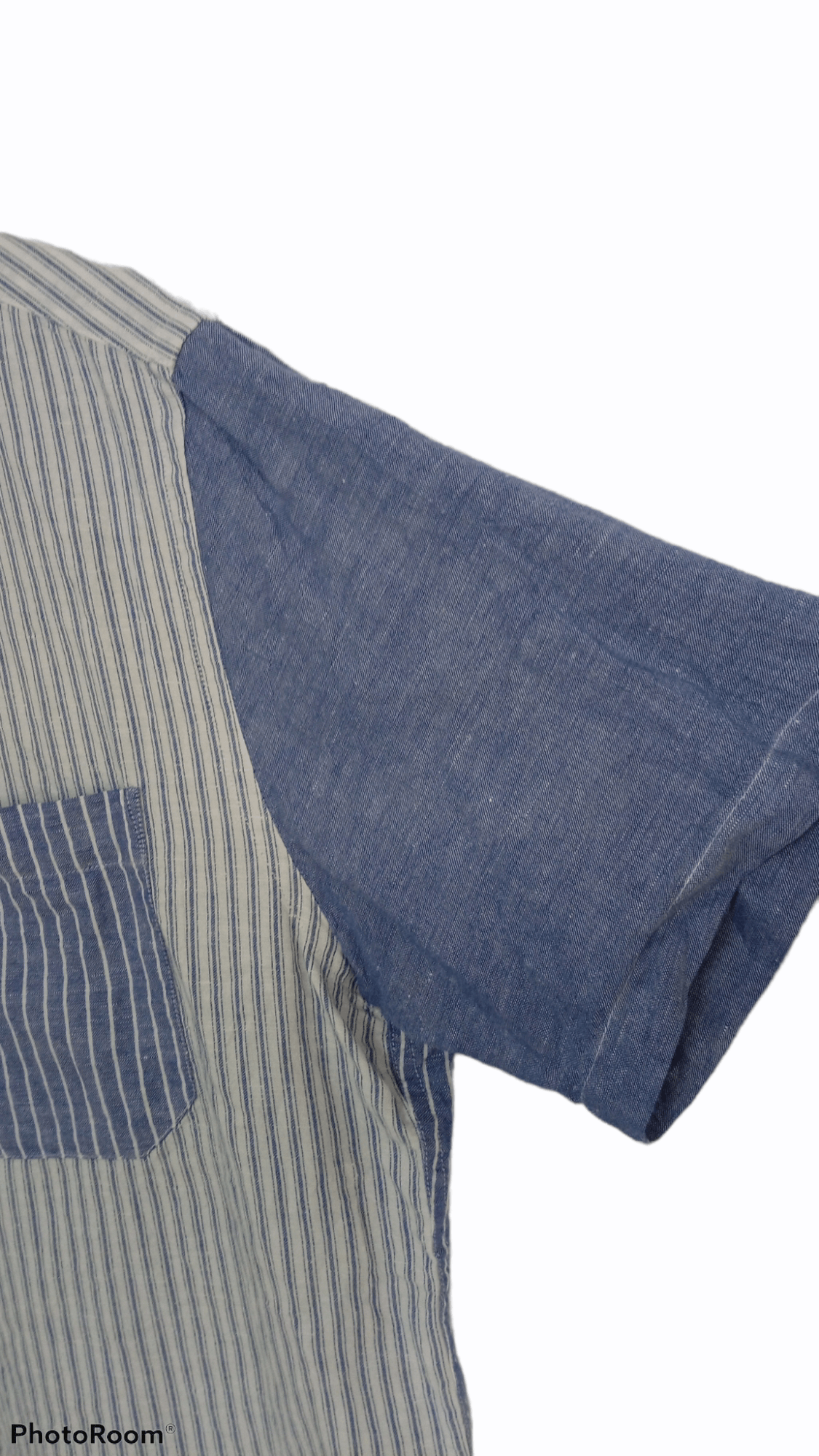 JW Anderson × Japanese Brand × Uniqlo 🔥🔥UT x J.W Anderson Striped Patch Shirt Size US XXL / EU 58 / 5 - 11 Thumbnail