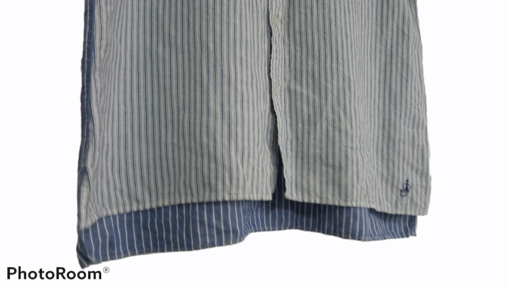 JW Anderson × Japanese Brand × Uniqlo 🔥🔥UT x J.W Anderson Striped Patch Shirt Size US XXL / EU 58 / 5 - 15 Thumbnail