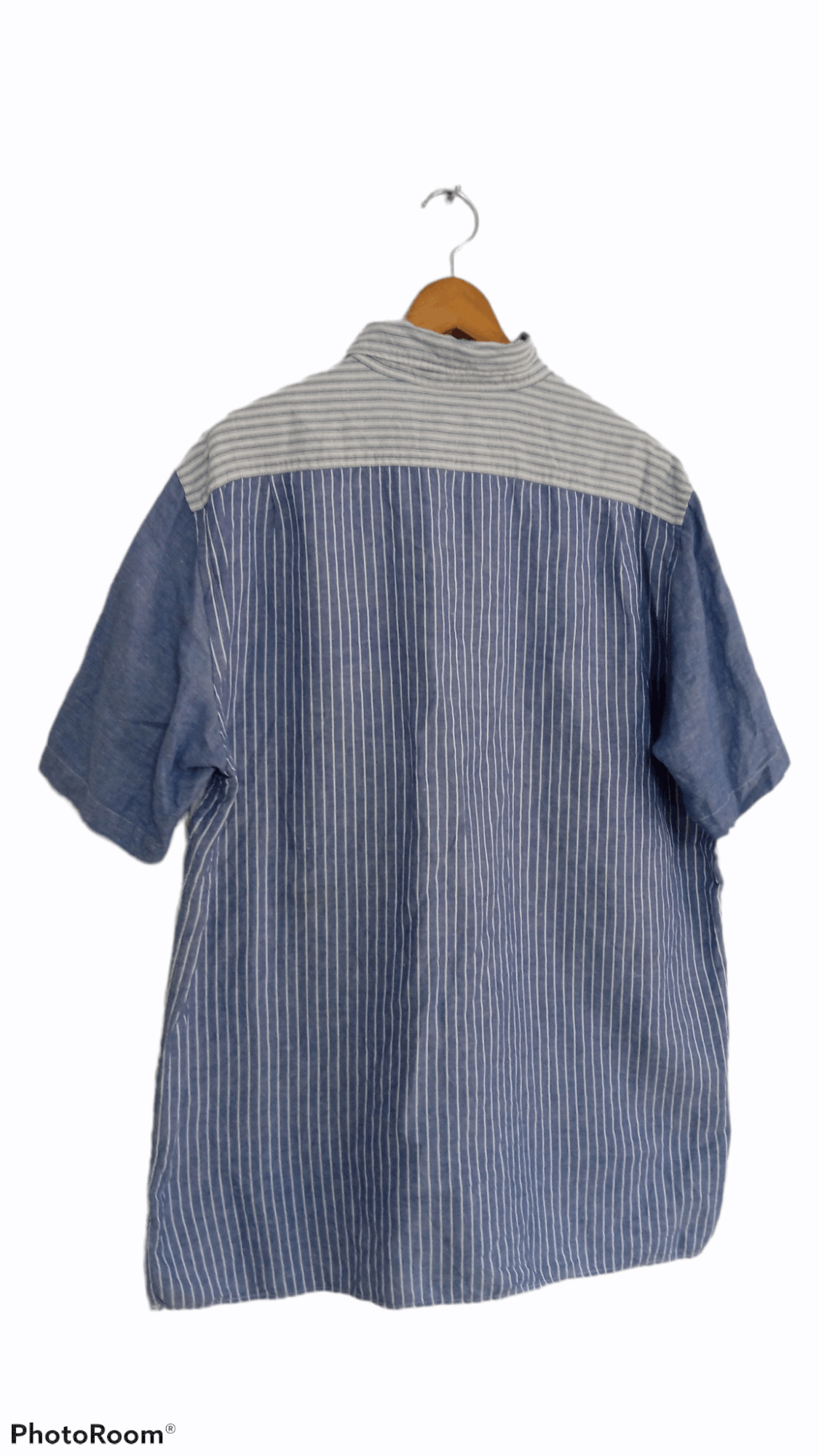 JW Anderson × Japanese Brand × Uniqlo 🔥🔥UT x J.W Anderson Striped Patch Shirt Size US XXL / EU 58 / 5 - 20 Thumbnail