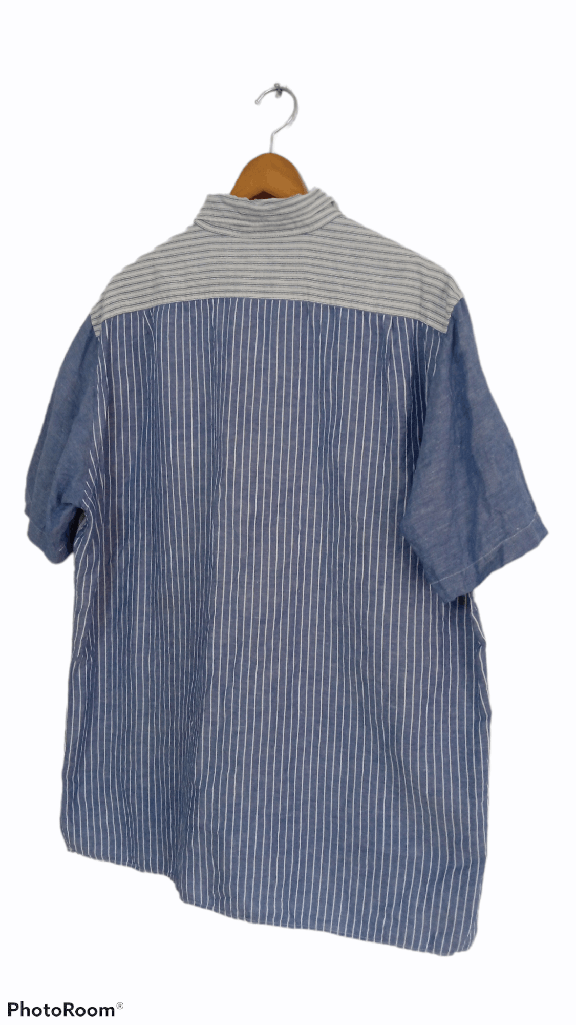 JW Anderson × Japanese Brand × Uniqlo 🔥🔥UT x J.W Anderson Striped Patch Shirt Size US XXL / EU 58 / 5 - 21 Thumbnail