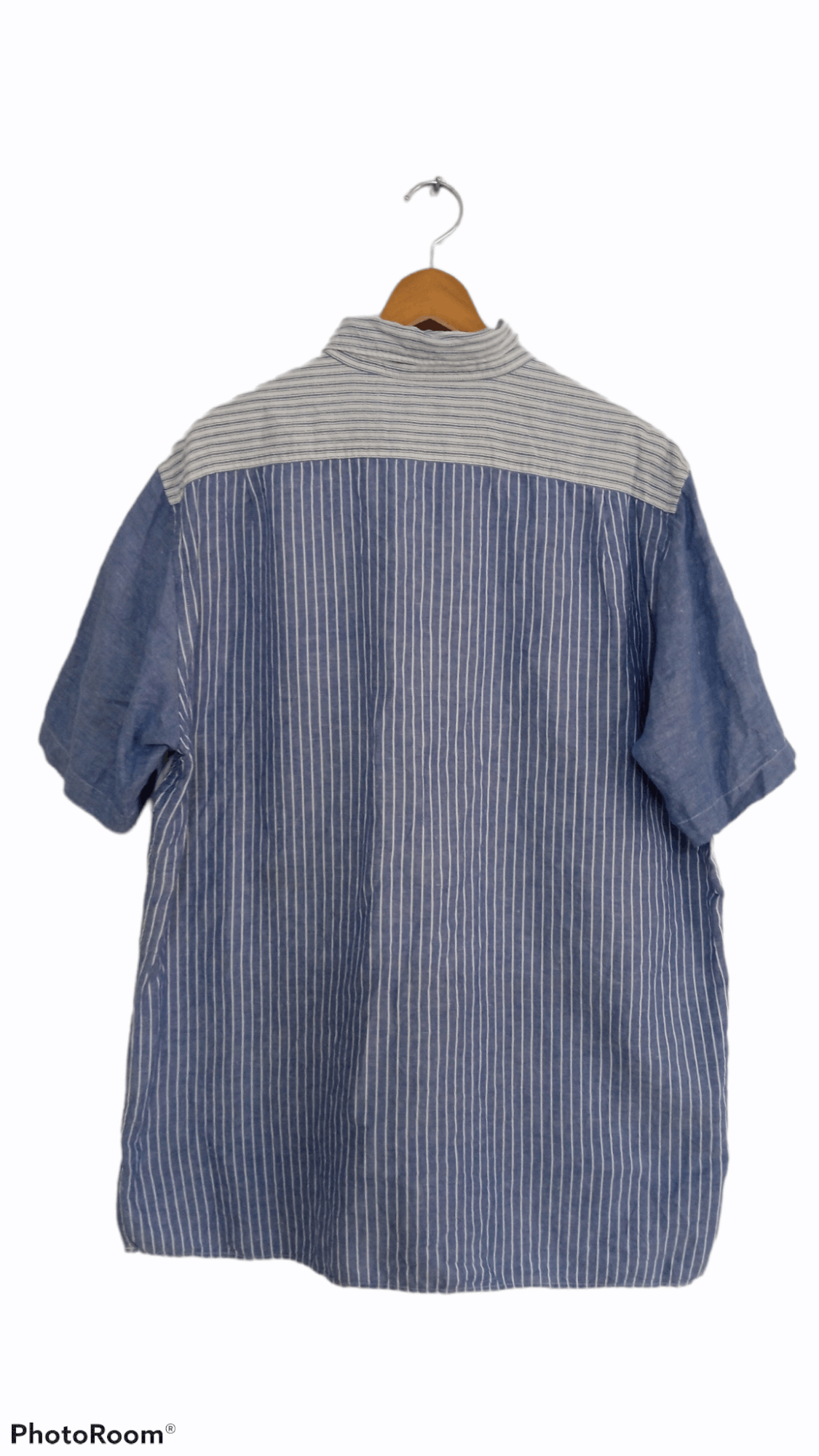 JW Anderson × Japanese Brand × Uniqlo 🔥🔥UT x J.W Anderson Striped Patch Shirt Size US XXL / EU 58 / 5 - 19 Thumbnail