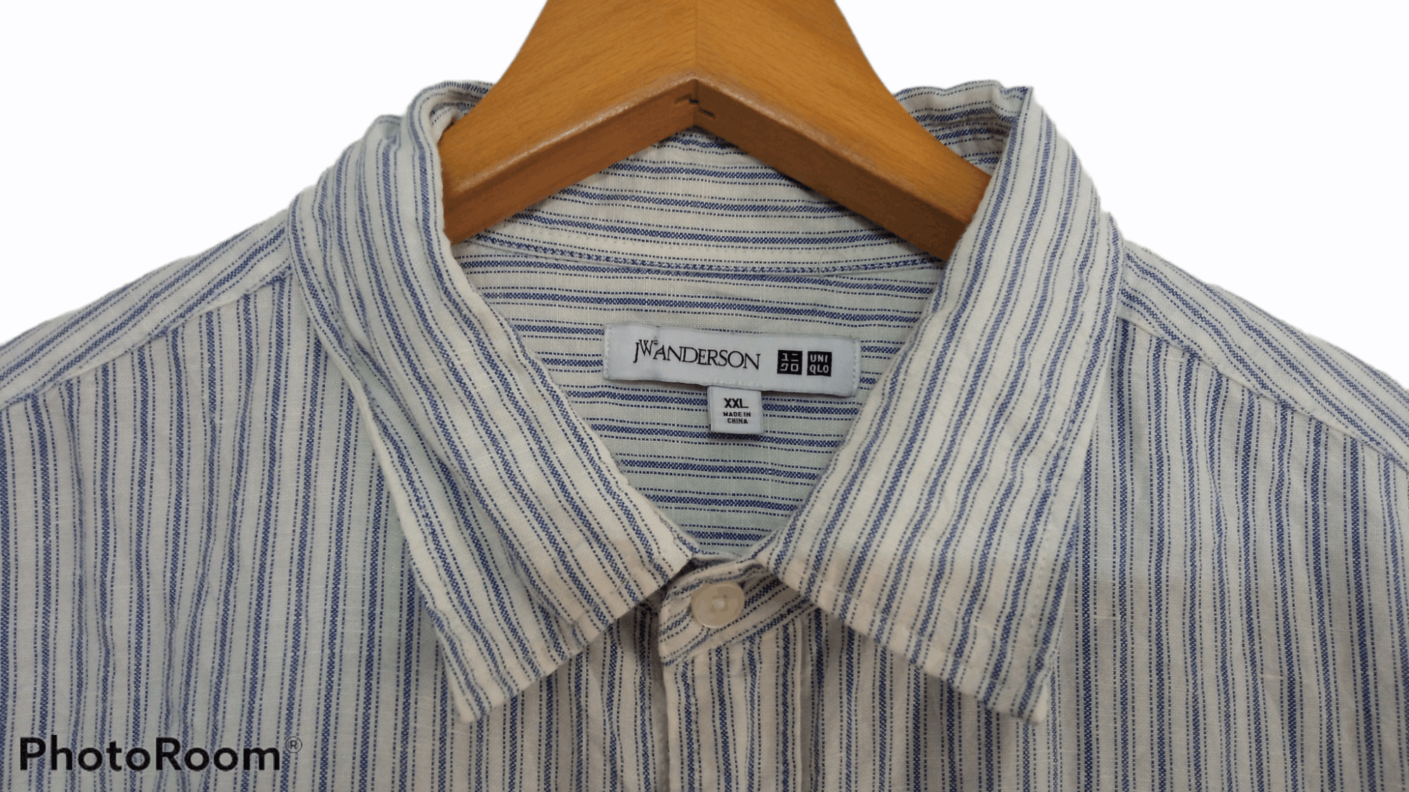 JW Anderson × Japanese Brand × Uniqlo 🔥🔥UT x J.W Anderson Striped Patch Shirt Size US XXL / EU 58 / 5 - 18 Thumbnail
