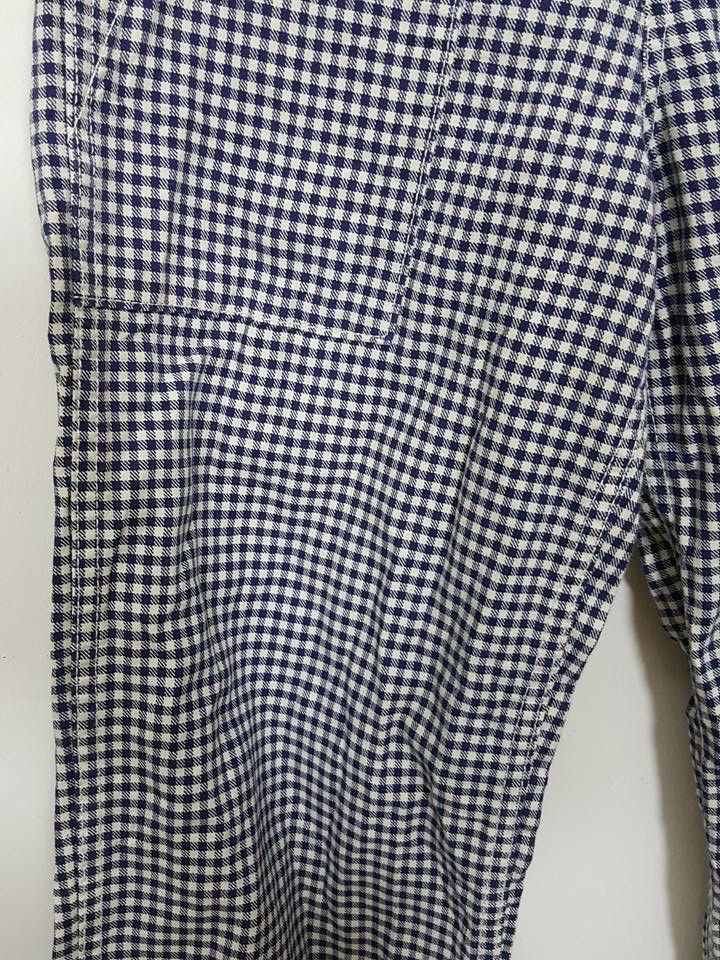 Beams Plus Japanese Brand BEAMS Houndstooth Grid Fly Button Bush Pant Size US 29 - 7 Thumbnail