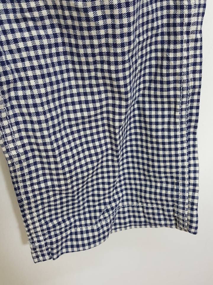 Beams Plus Japanese Brand BEAMS Houndstooth Grid Fly Button Bush Pant Size US 29 - 11 Thumbnail