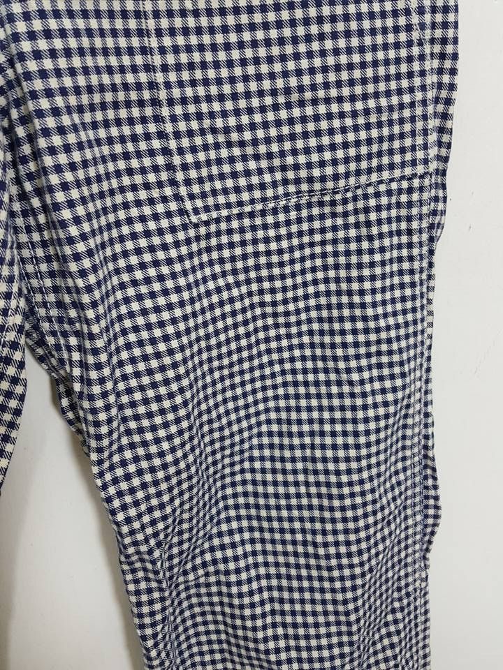 Beams Plus Japanese Brand BEAMS Houndstooth Grid Fly Button Bush Pant Size US 29 - 8 Thumbnail