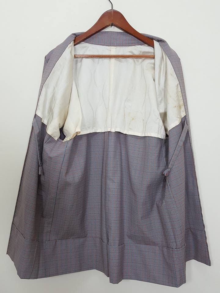 Japanese Brand × Vintage Haori Hitoe Noragi Kimono Style Koushi Abstracted Japanese Size US M / EU 48-50 / 2 - 8 Thumbnail