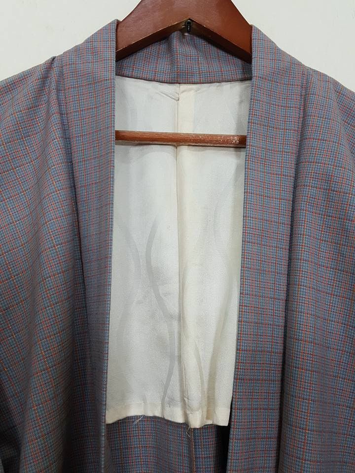 Japanese Brand × Vintage Haori Hitoe Noragi Kimono Style Koushi Abstracted Japanese Size US M / EU 48-50 / 2 - 5 Thumbnail