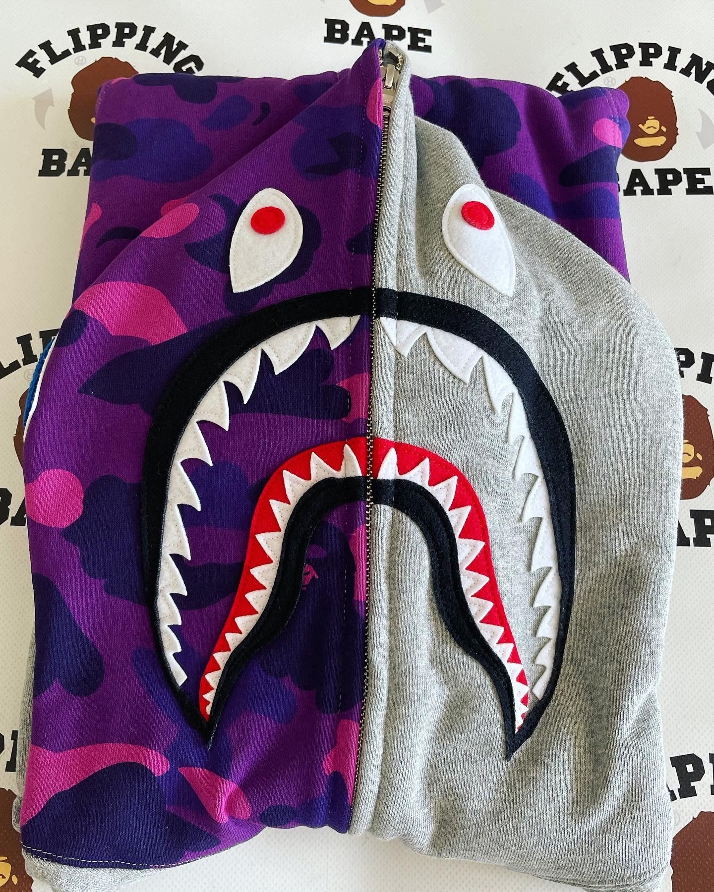 Bape 3XL BAPE COLOR CAMO HOOD SHARK FULL ZIP HOODIE 2022 3XL Size US XXL / EU 58 / 5 - 3 Thumbnail