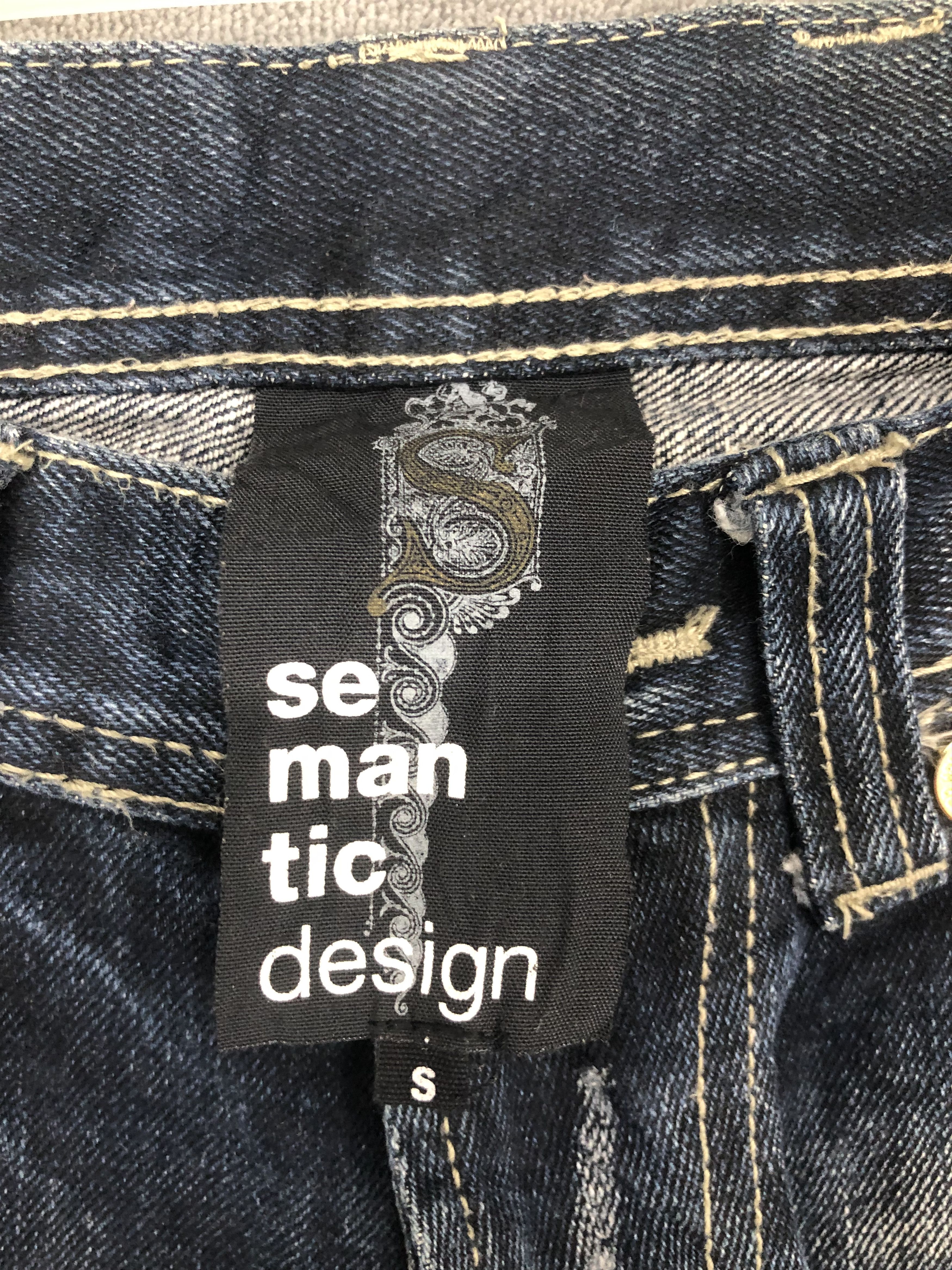 Japanese Brand × semanticdesign Semantic Design Jeans Size US 30 / EU 46 - 12 Thumbnail