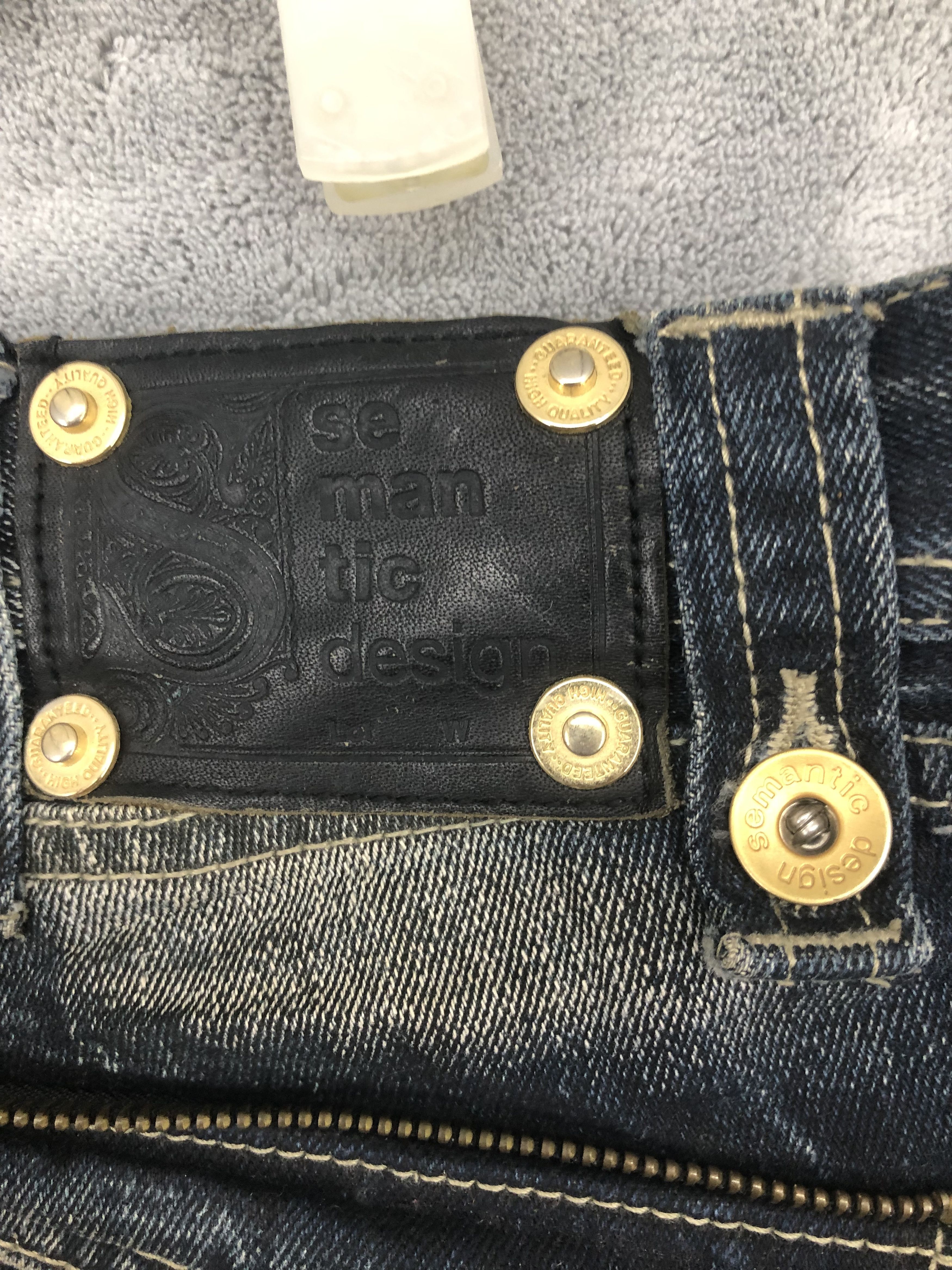 Japanese Brand × semanticdesign Semantic Design Jeans Size US 30 / EU 46 - 10 Thumbnail