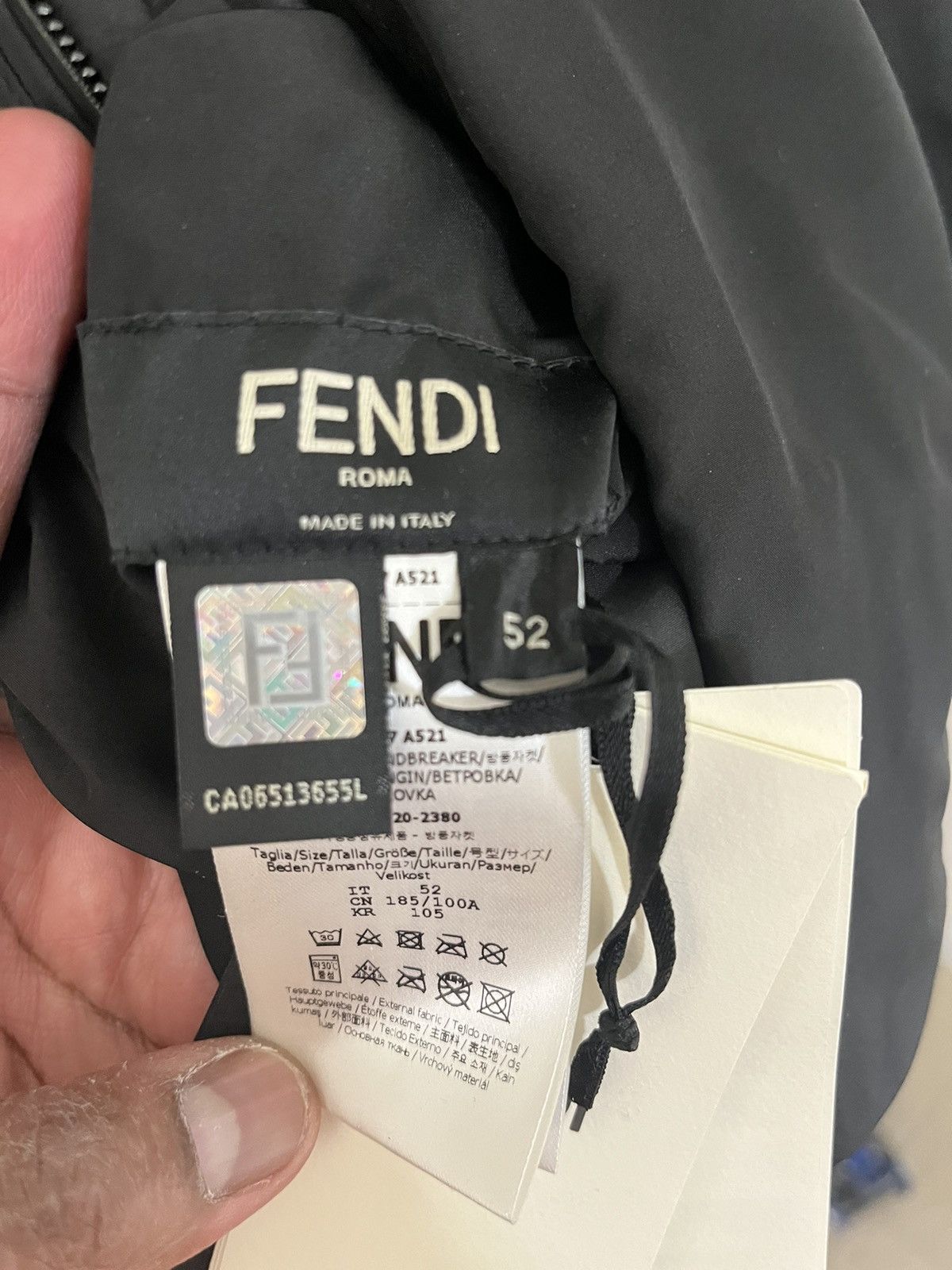 Fendi Reversible Active Wear Jacket Sz 52 Size US L / EU 52-54 / 3 - 16 Thumbnail