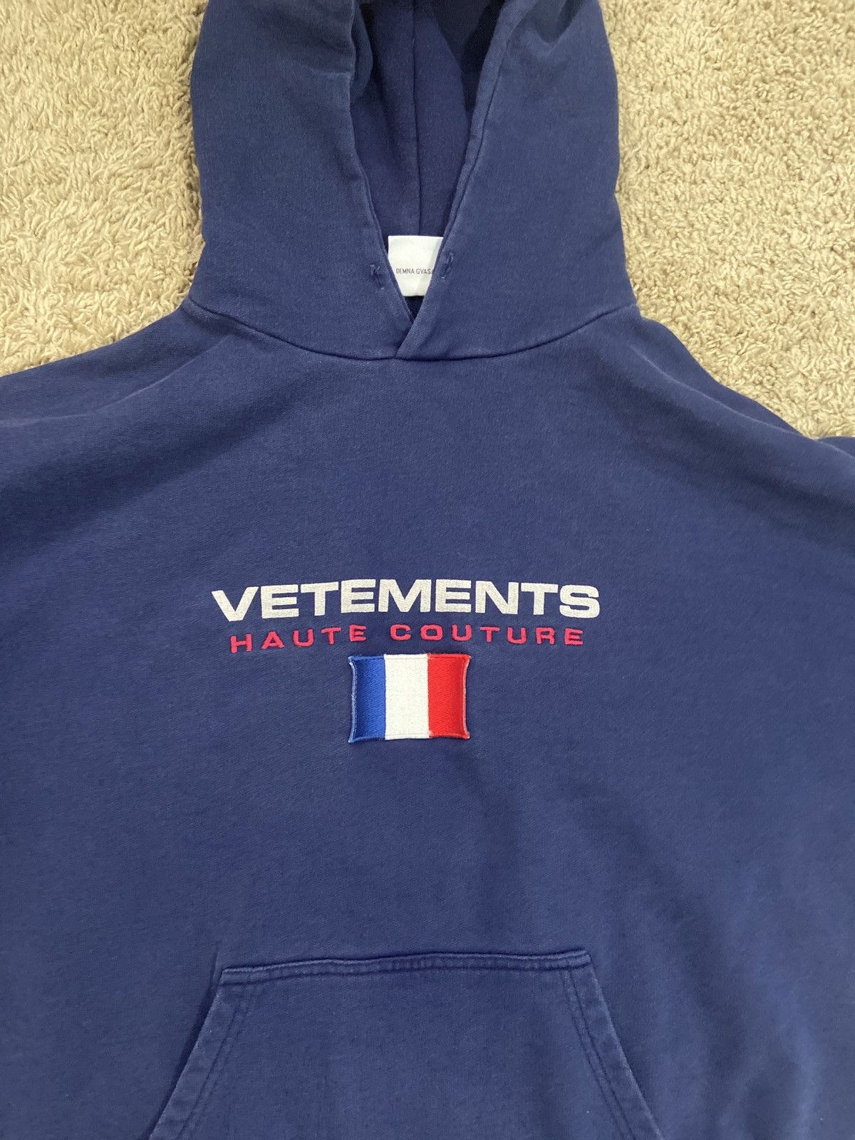 Vetements VETEMENTS 2018 France Haute Couture hoodie | Grailed