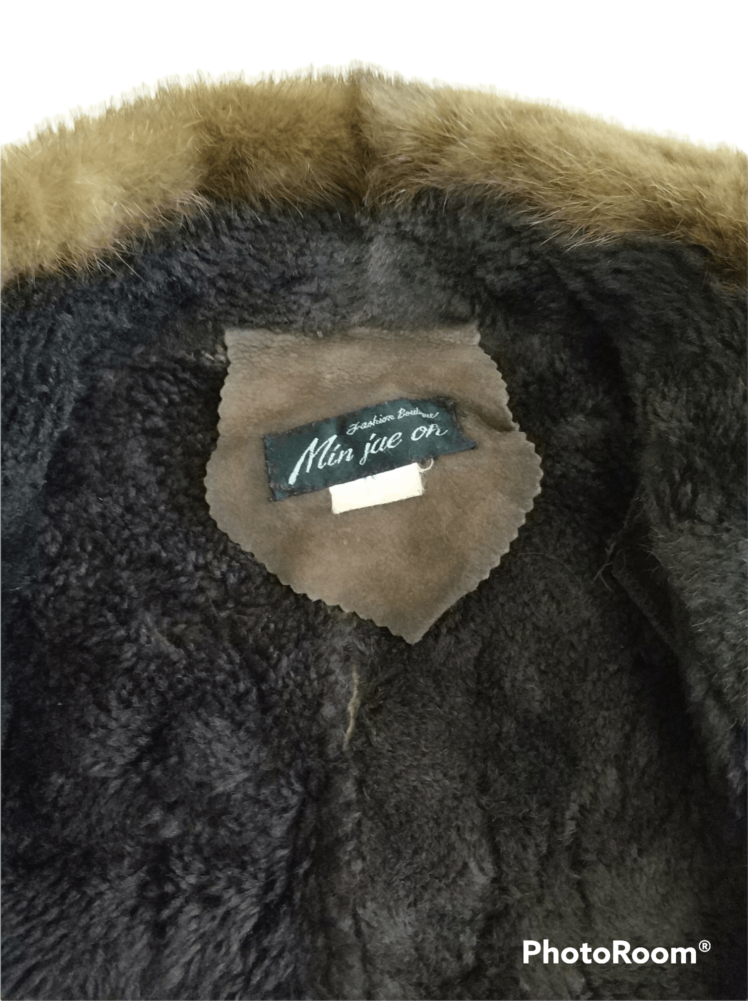 Japanese Brand 🔥Min Jue Oh Faux Fur Sherpa Synthetic Leather Jacket Size US M / EU 48-50 / 2 - 6 Thumbnail