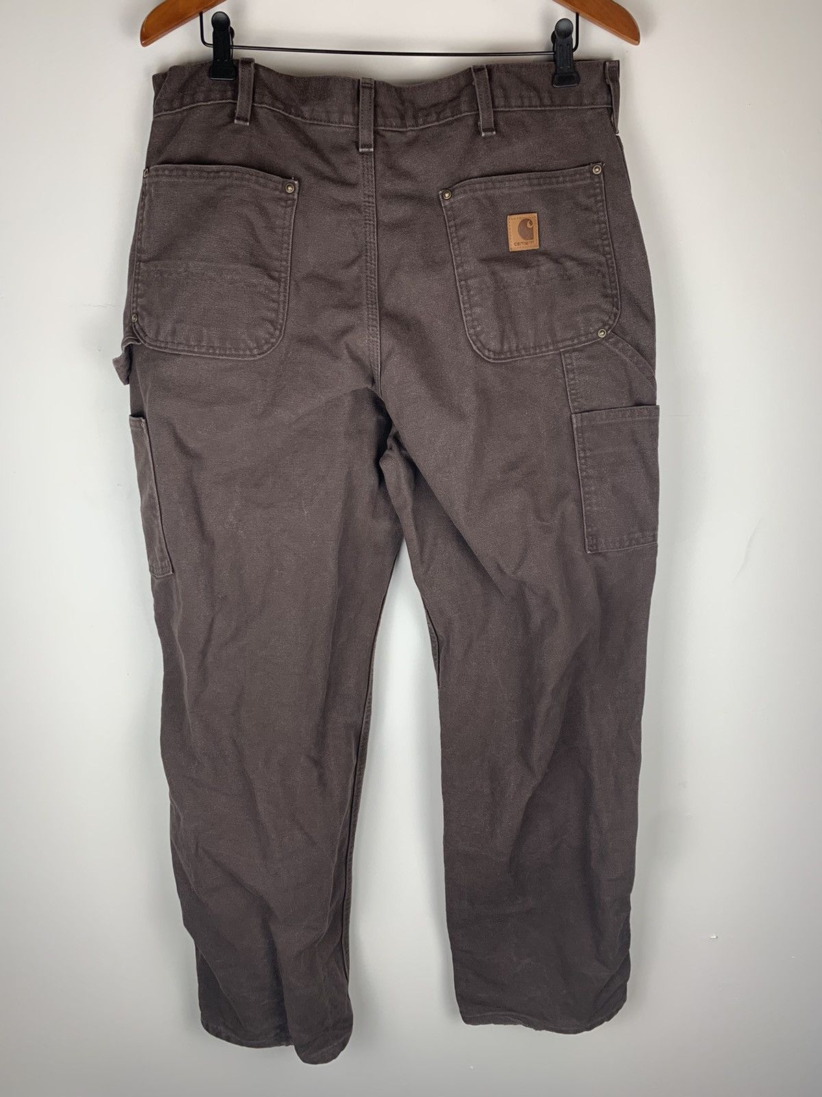 Carhartt Vintage carhartt brown doubleknee pants Size US 35 - 2 Thumbnail