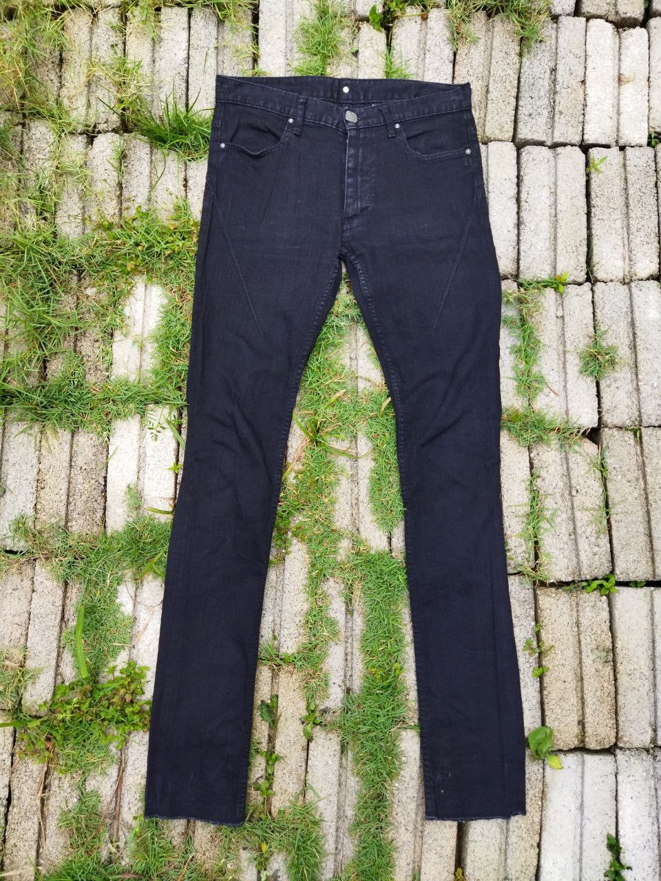 image of Fagassent Toshiki Aoki x If Six Was Nine aokihifuku Toshiki Aoki Seigeki Black Row Stretch Jean (Si