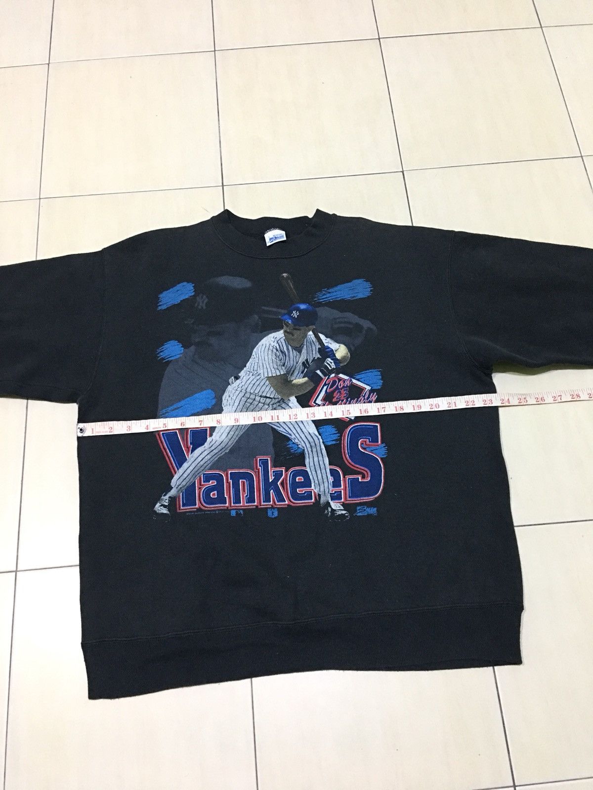 MLB Vintage 90s MLB Newyork Yankees Printed Design Sweatshirt Size US L / EU 52-54 / 3 - 6 Thumbnail
