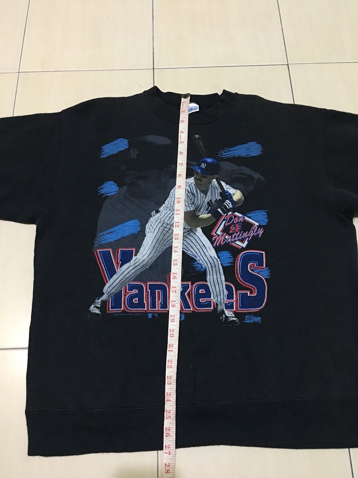 MLB Vintage 90s MLB Newyork Yankees Printed Design Sweatshirt Size US L / EU 52-54 / 3 - 7 Thumbnail