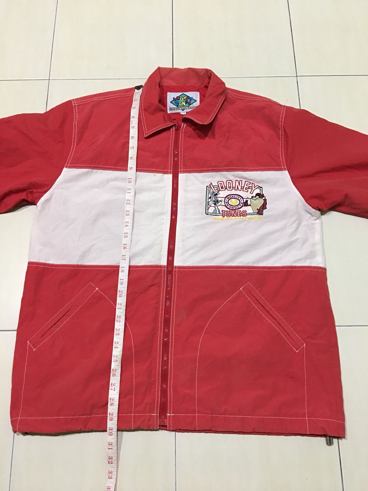 Cartoon Network Vintage Looney Tunes Warner Bross Embroidered Jacket Size US XL / EU 56 / 4 - 11 Thumbnail