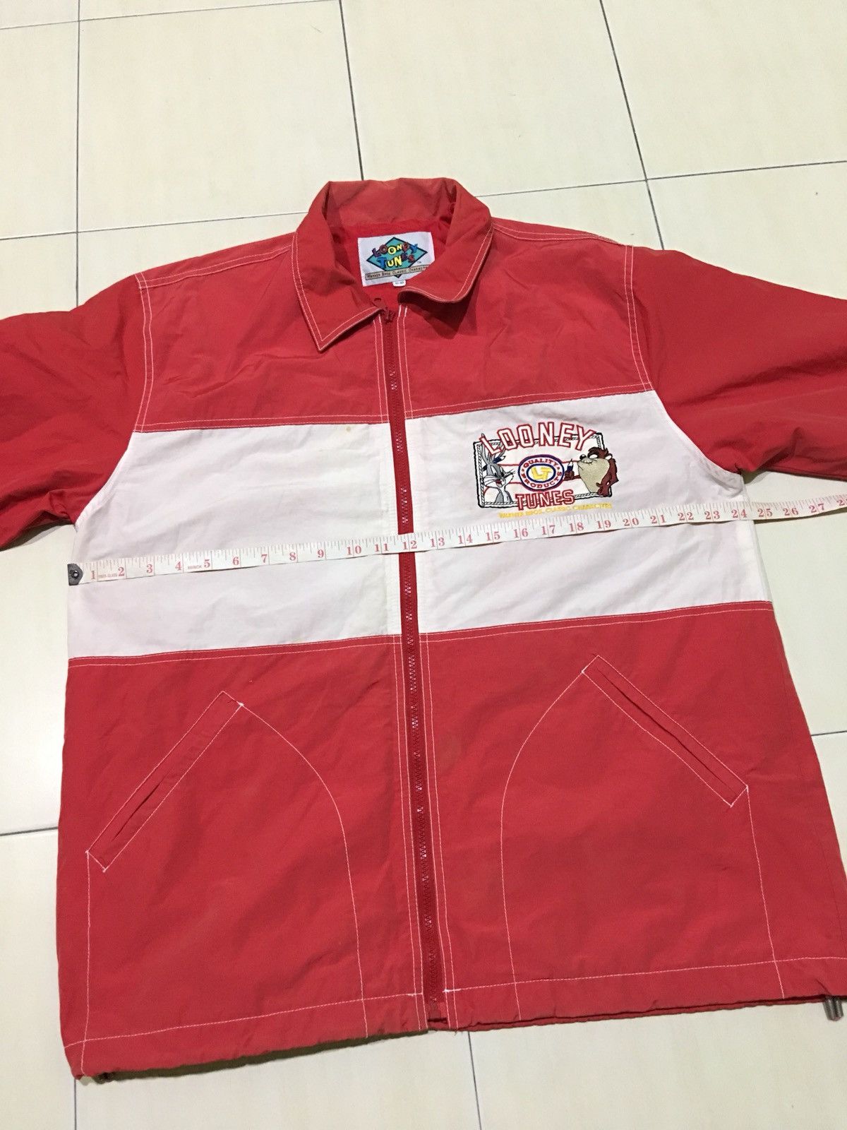 Cartoon Network Vintage Looney Tunes Warner Bross Embroidered Jacket Size US XL / EU 56 / 4 - 10 Thumbnail