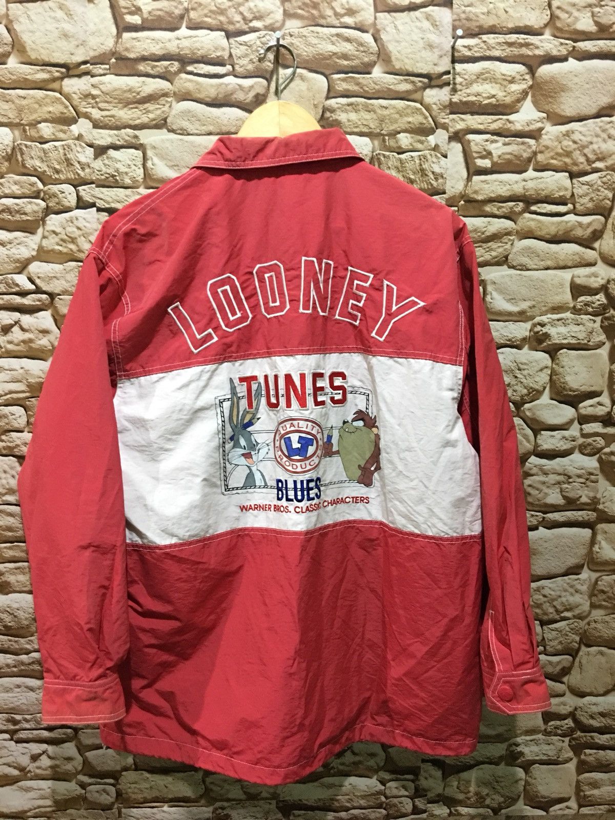 Cartoon Network Vintage Looney Tunes Warner Bross Embroidered Jacket Size US XL / EU 56 / 4 - 1 Thumbnail