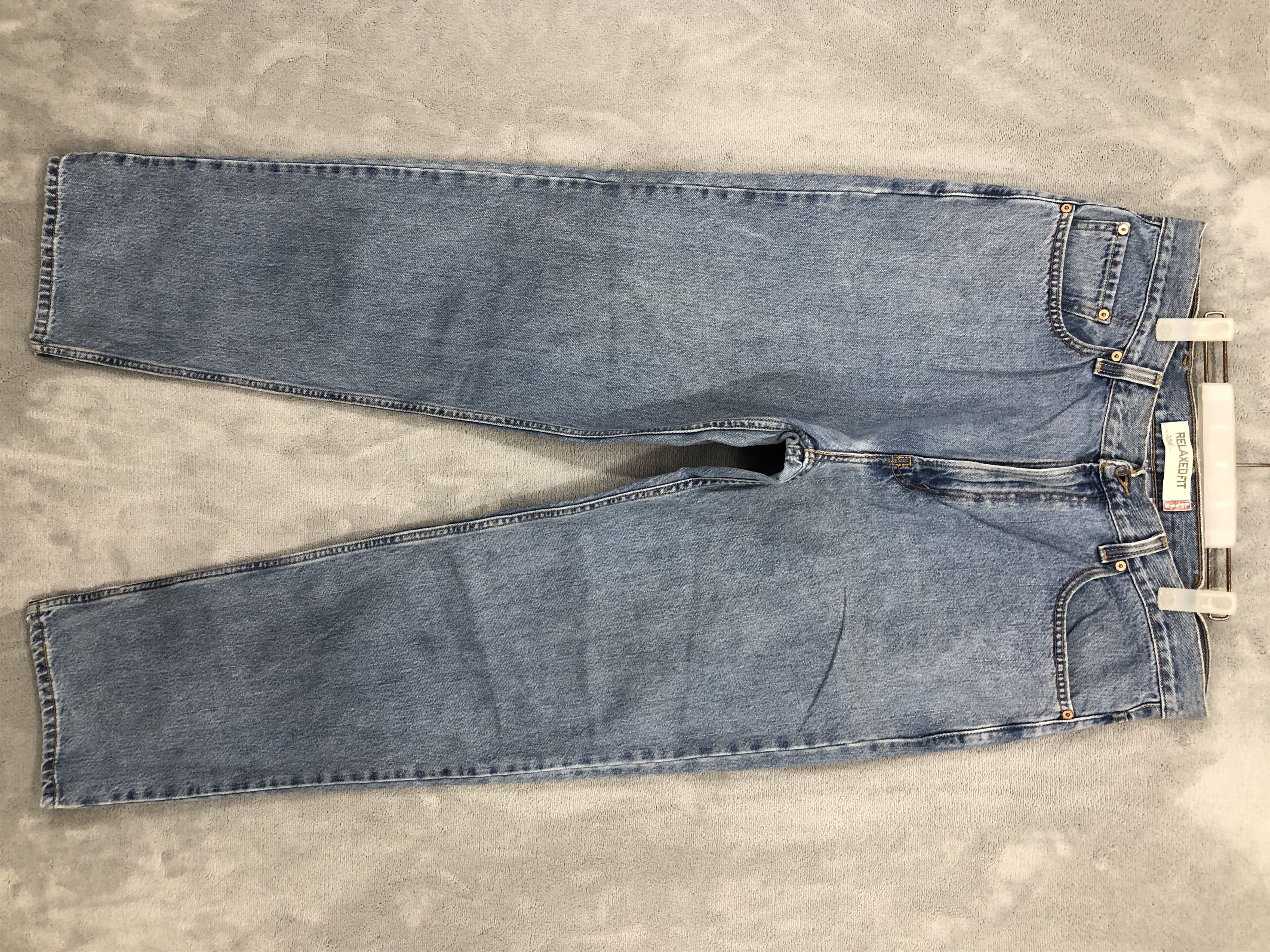 image of Distressed Denim x Levis Vintage Levi's 550 Faded Denim Jean in Blue, Men's (Size 38)