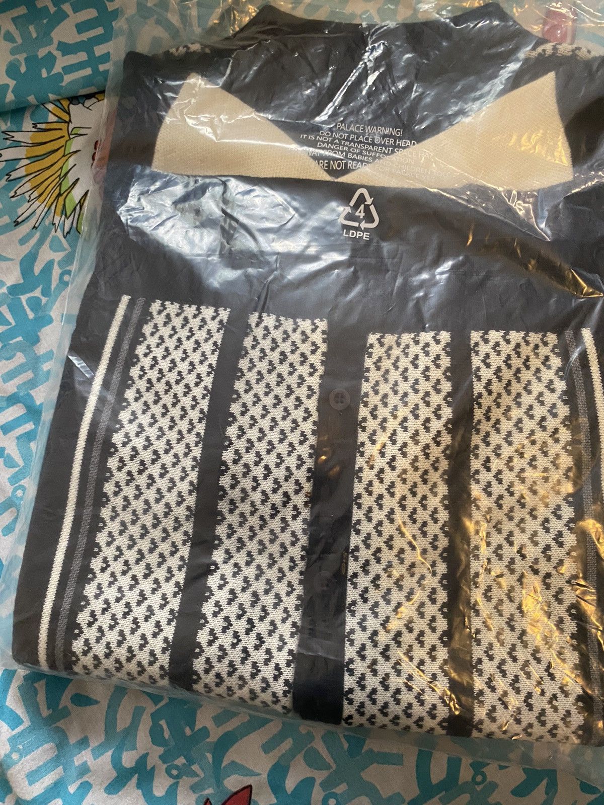 Palace Palace London Knitted Polo Black Medium FW22 | Grailed