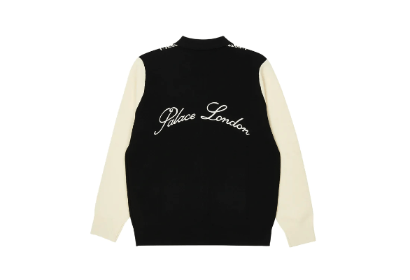 Palace Palace London Knitted Polo Black Medium FW22 Size US M / EU 48-50 / 2 - 3 Thumbnail