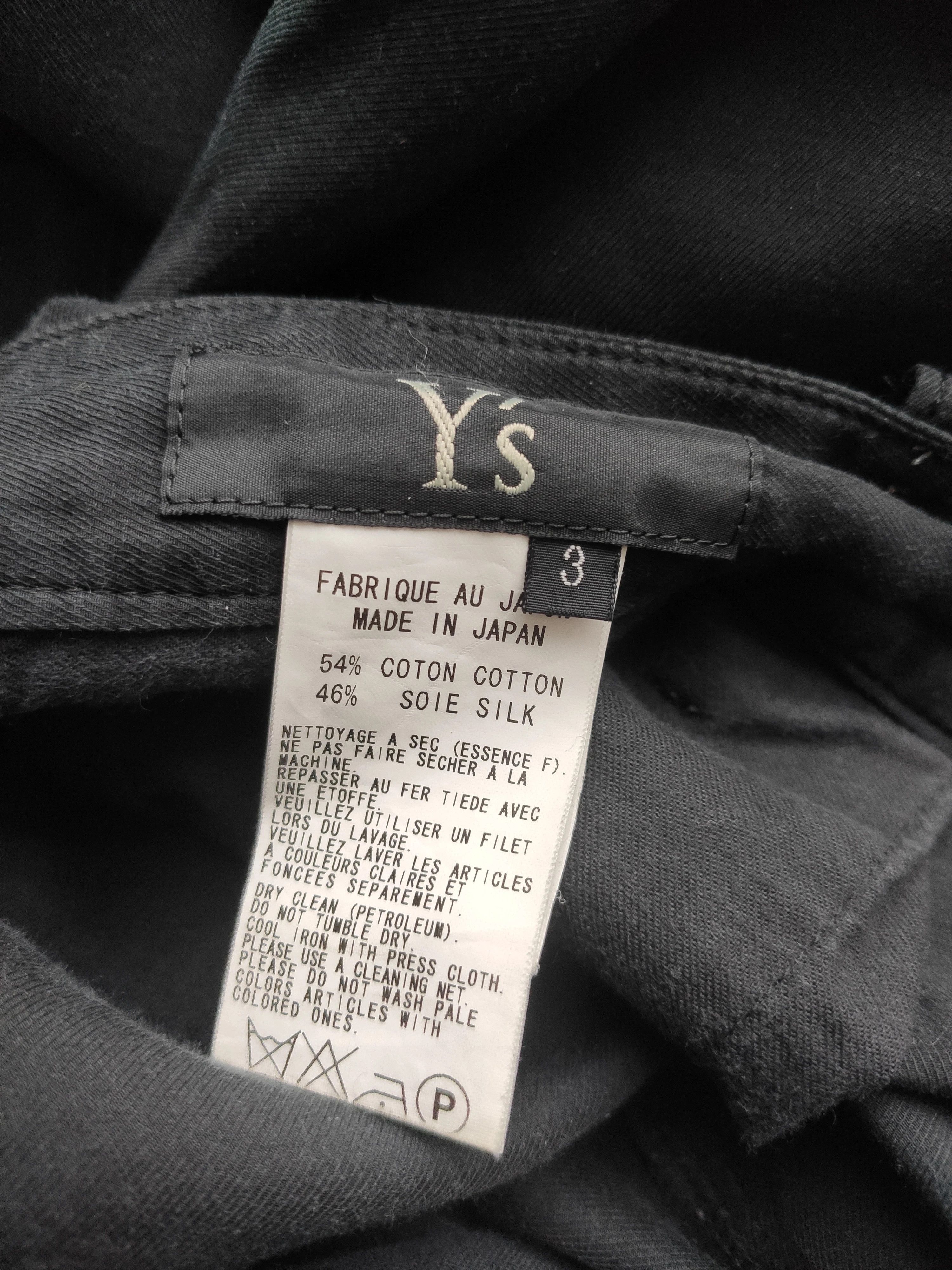 Yohji Yamamoto Zipped silk/cotton trousers.Like Layer-0 or Devoa Size 28" / US 6 / IT 42 - 4 Thumbnail