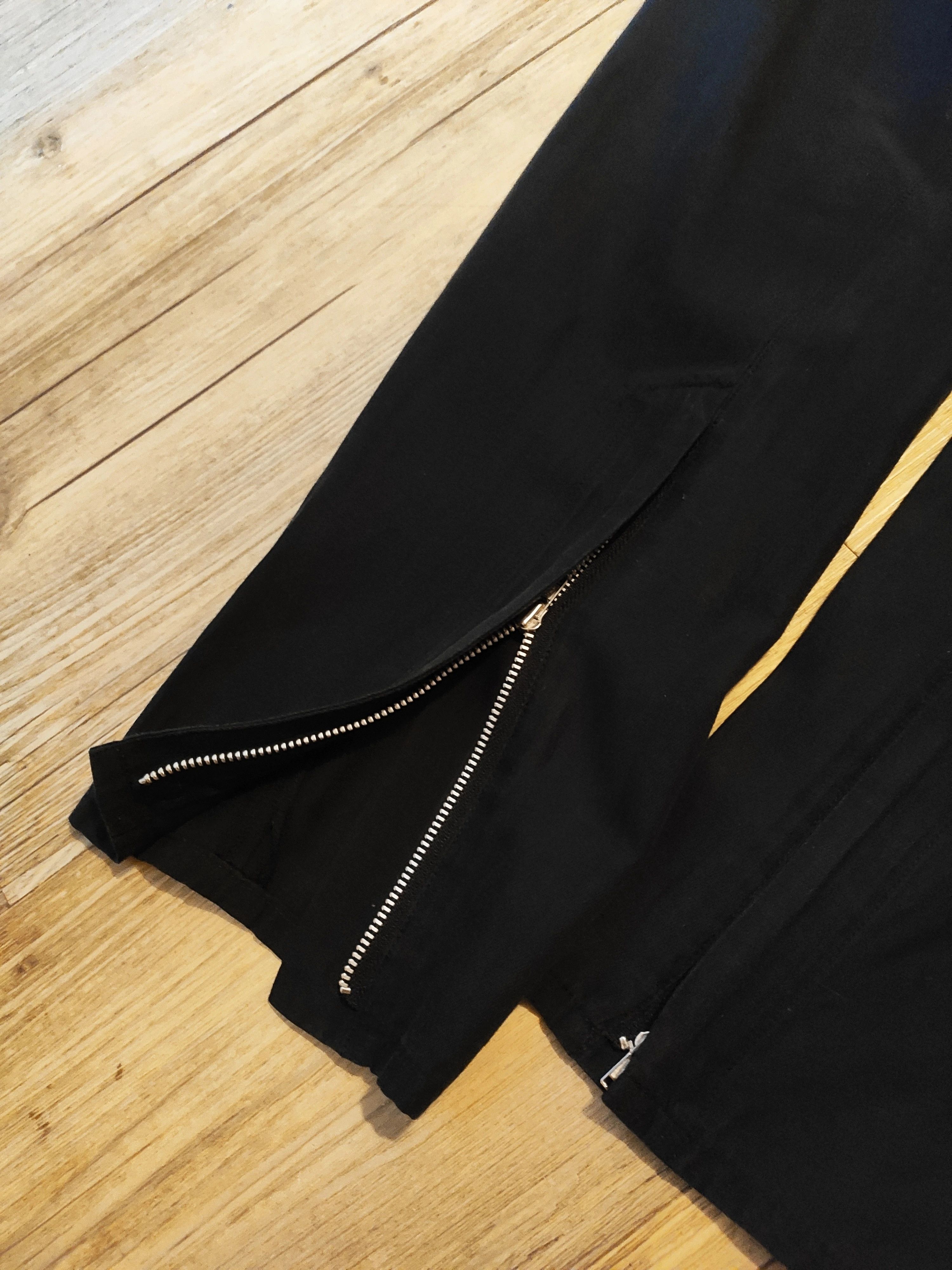 Yohji Yamamoto Zipped silk/cotton trousers.Like Layer-0 or Devoa Size 28" / US 6 / IT 42 - 3 Thumbnail